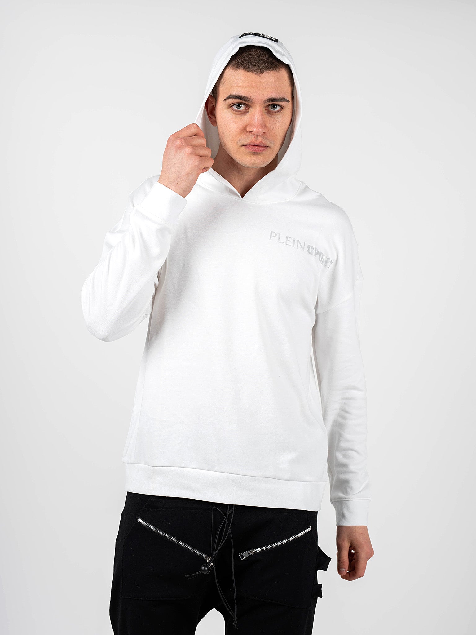 Plein Sport Sweatshirt Vit för män herr – bild 2