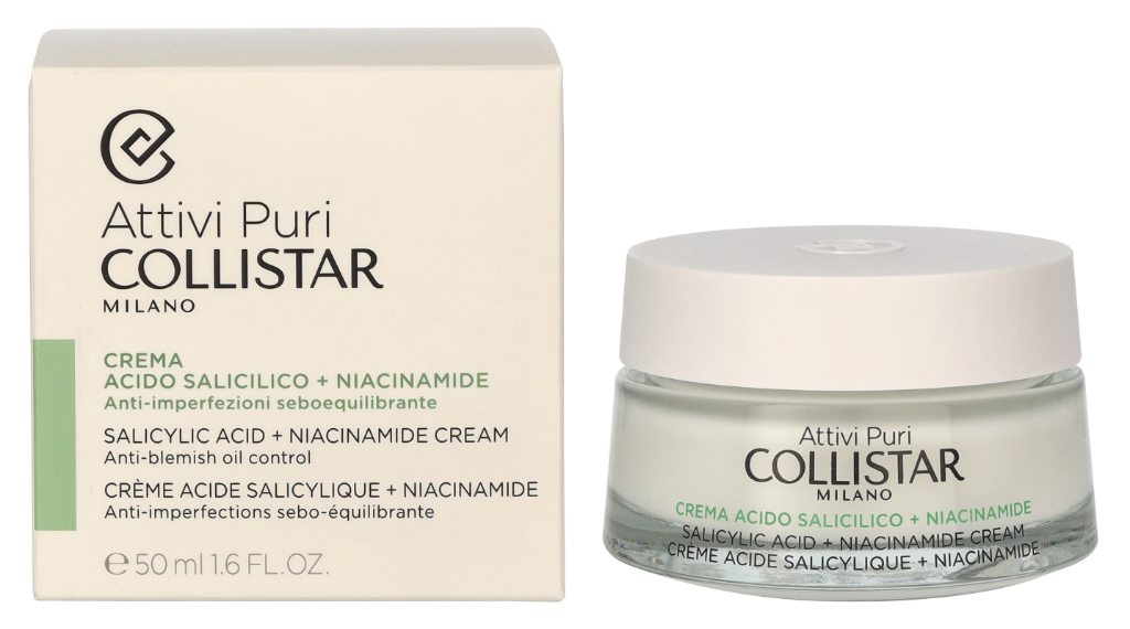 Thumbnail - Collistar Attivi Puri Salicylic Acid + Niacinamide Cream.