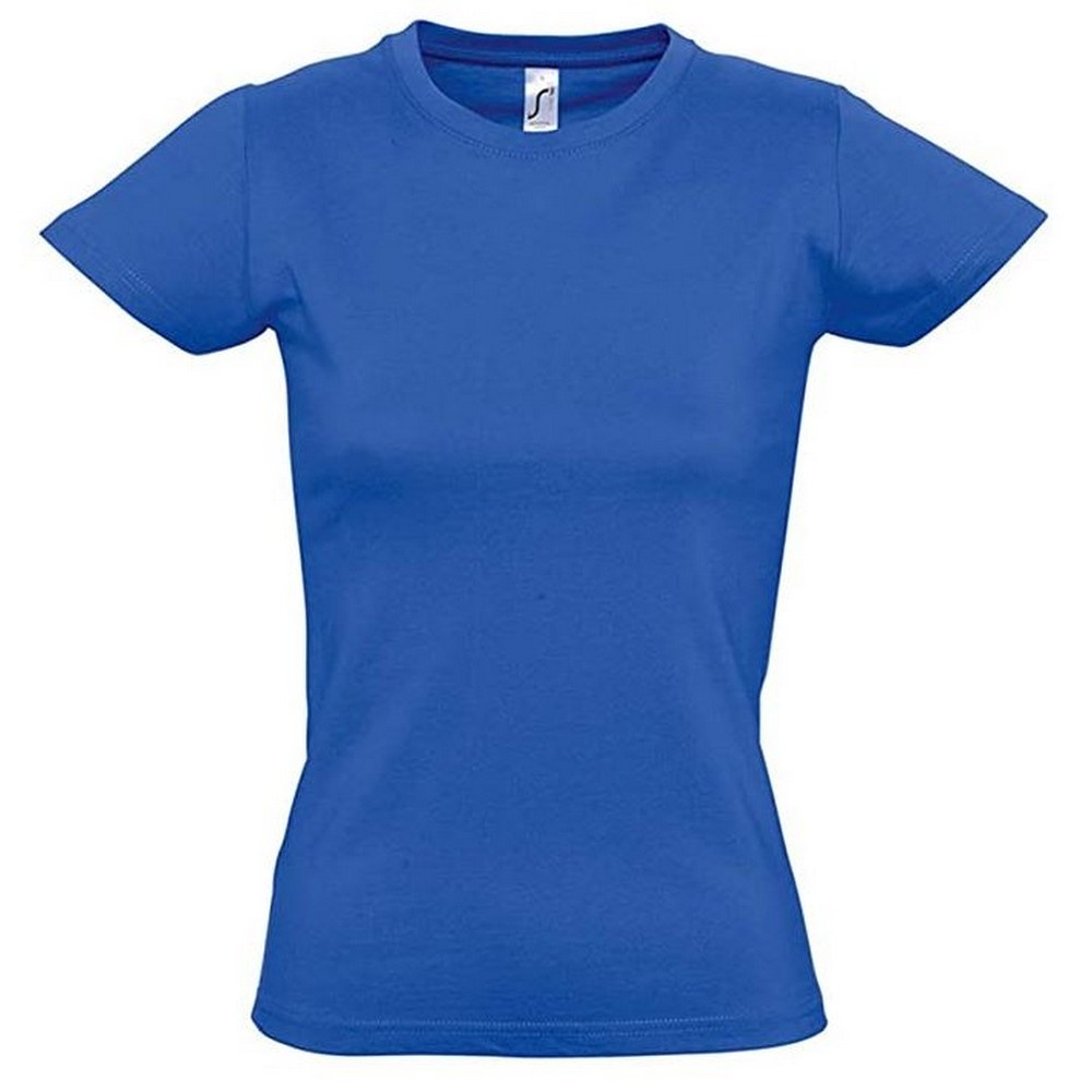 Thumbnail - SOLS Womens/Ladies Imperial Heavy Short Sleeve T-Shirt (Königsblau)