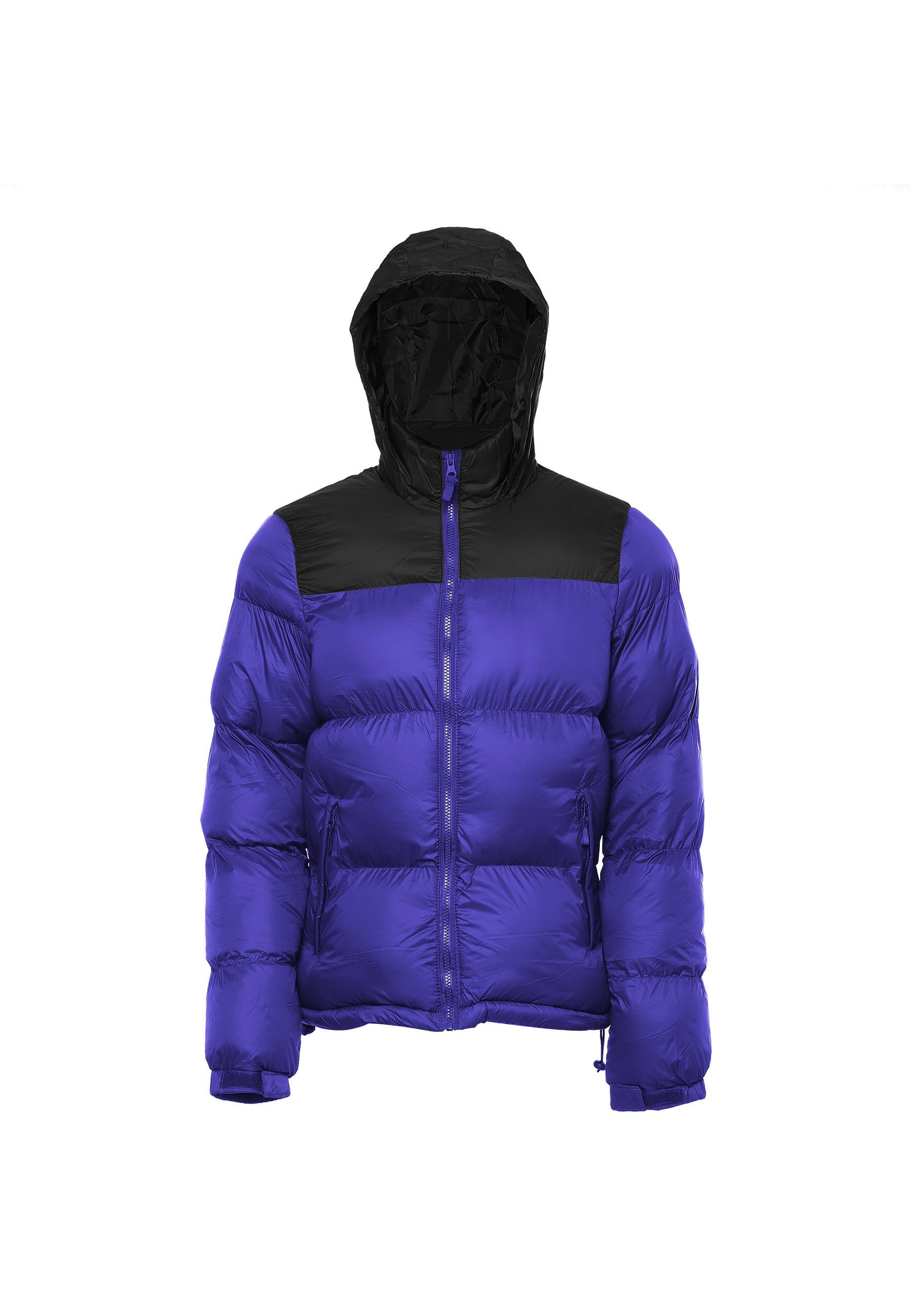 Thumbnail - Mo Wattierte Steppjacke Herren Kobalt Schwarz