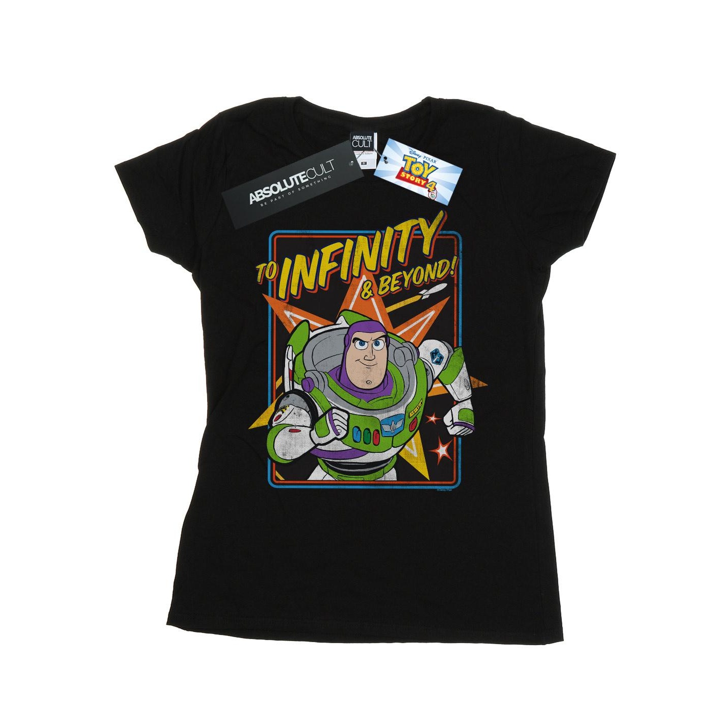 Disney - "Toy Story 4 Buzz To Infinity" T-Shirt für Damen (Schwarz)