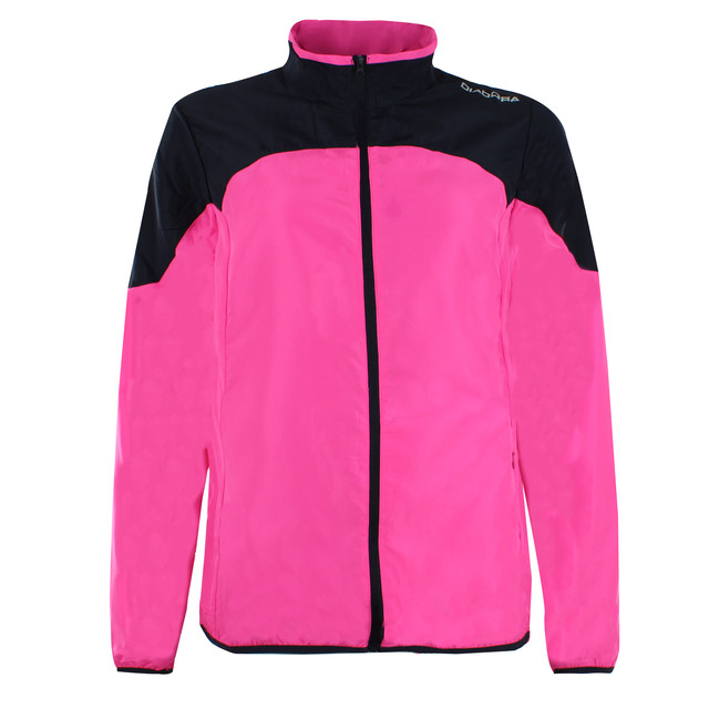 Thumbnail - Diadora X-Run Womens Pink Running Jacke