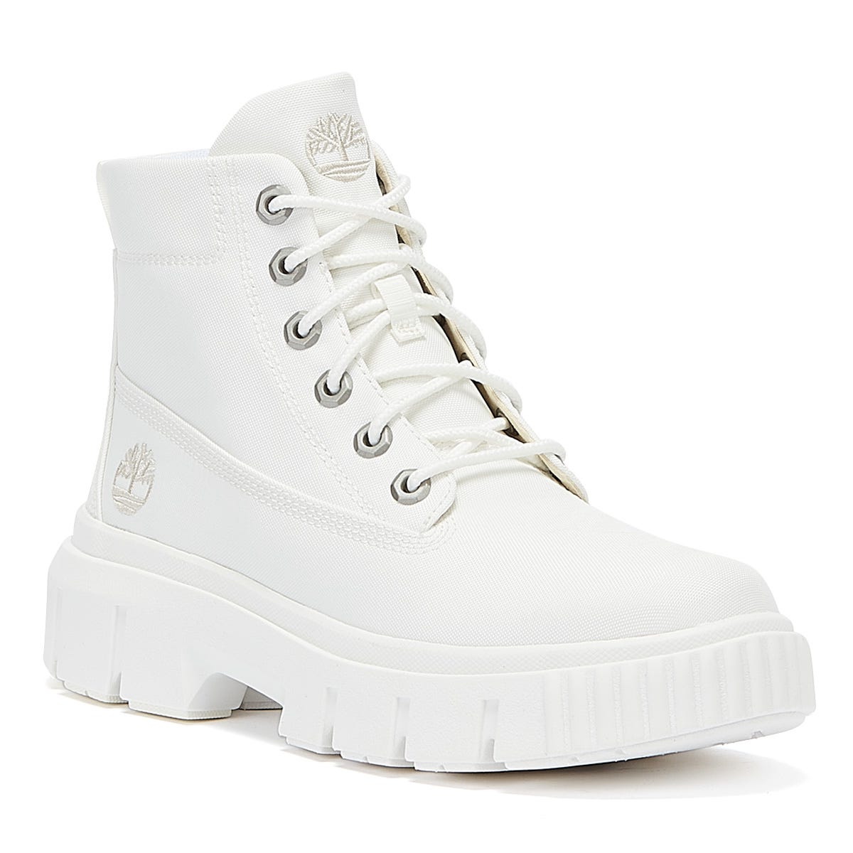 TIMBERLAND Greyfield Fabric Dam Vita Kängor – bild 2