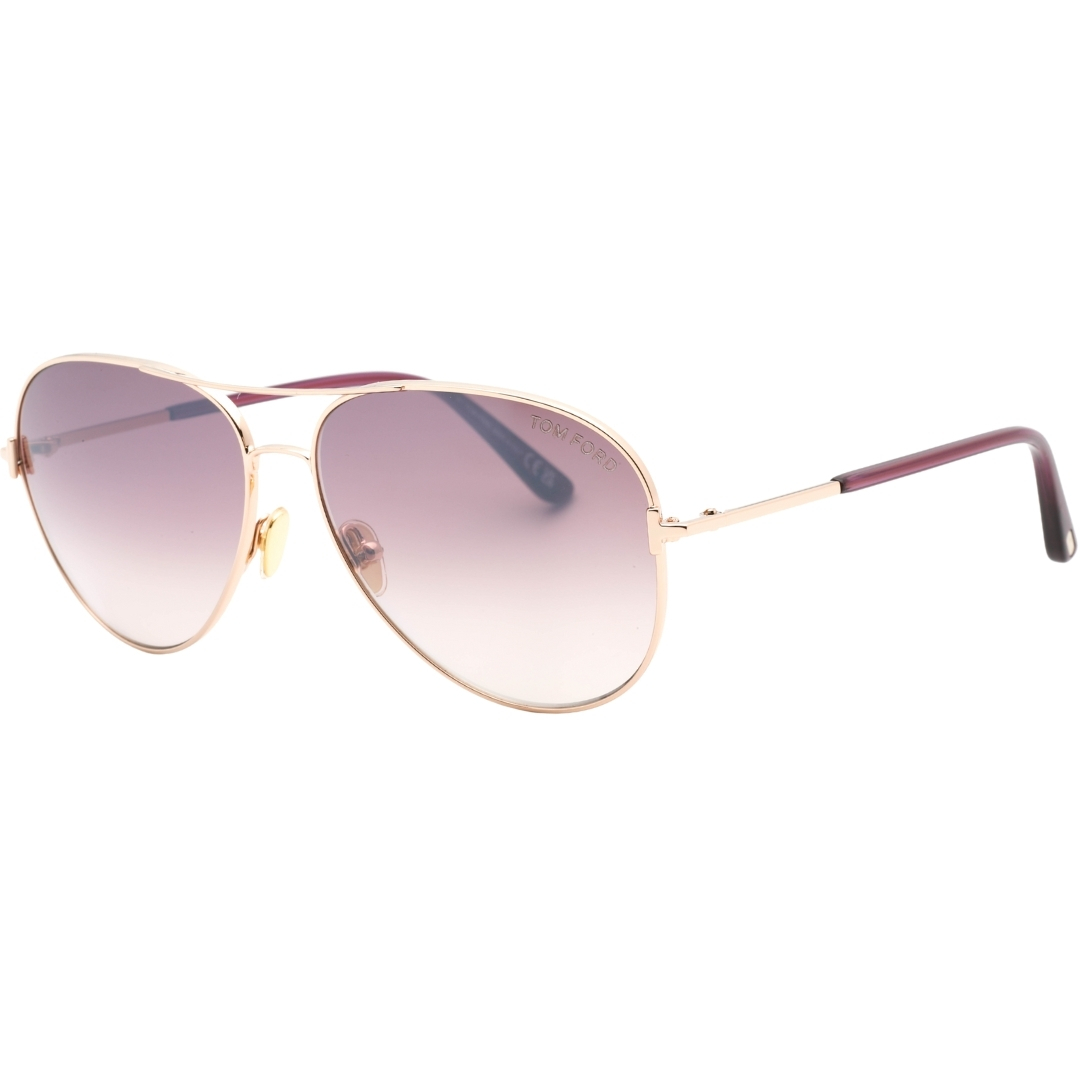 Tom Ford FT0823 Clark 28U Shiny Rose Gold Solglasögon herr – bild 2