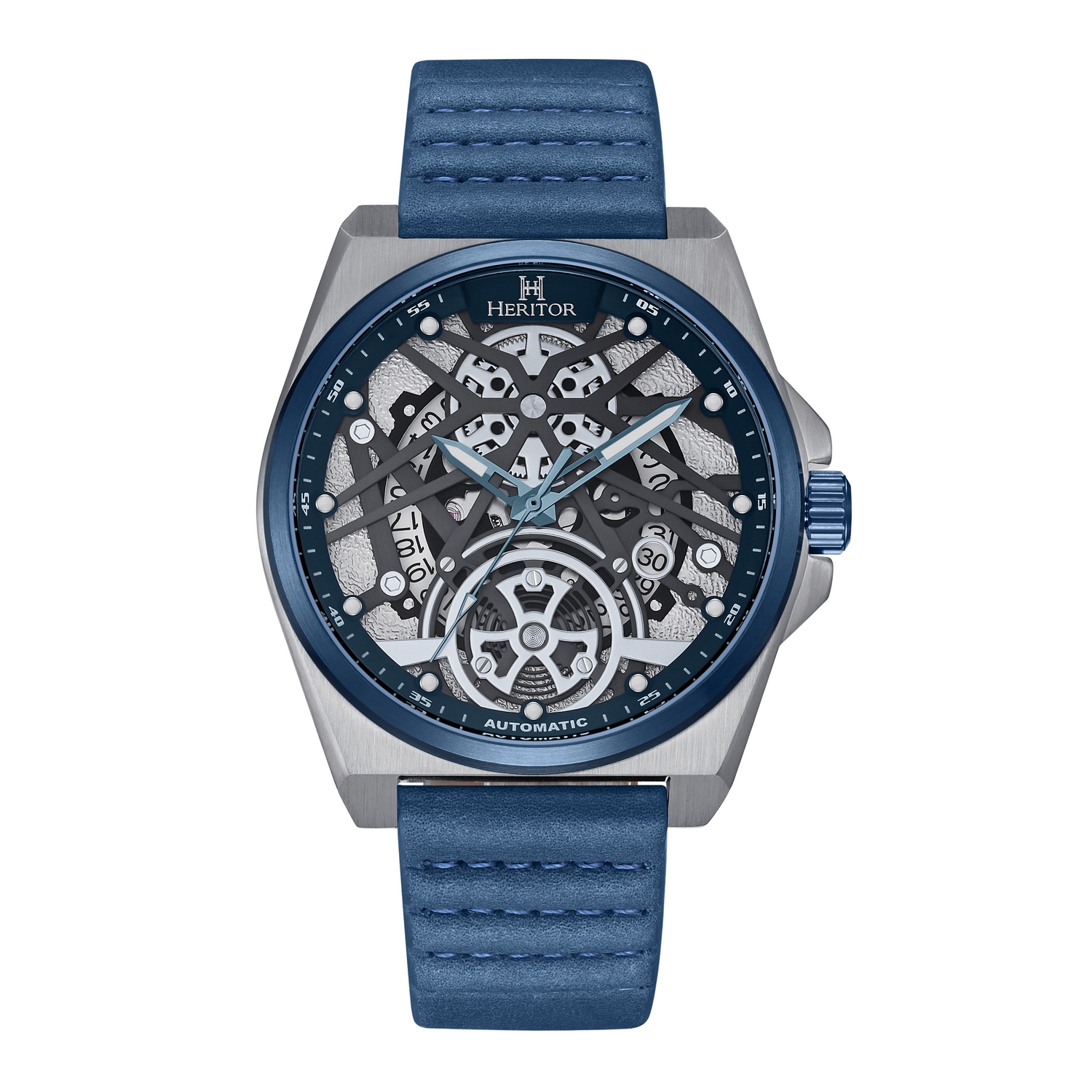 Thumbnail - Automatische Romero-Heritor-Uhr mit Lederarmband