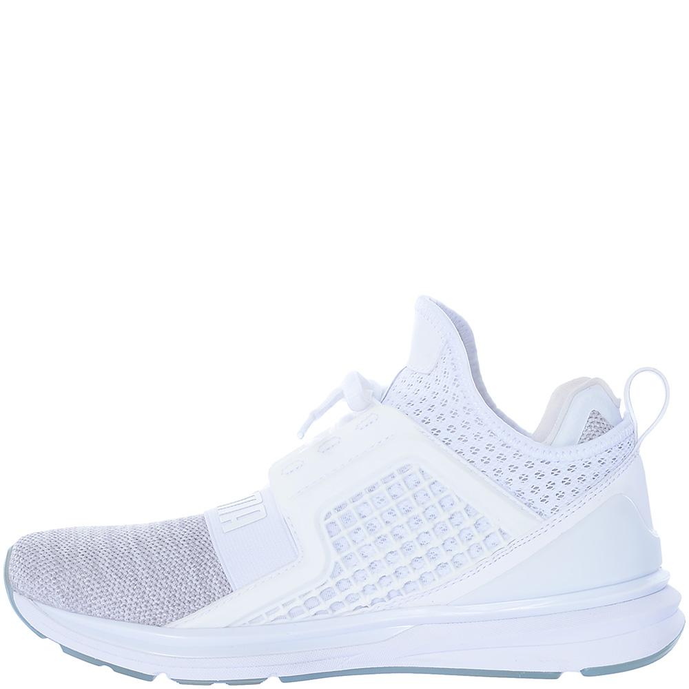 Puma Ignite Limitless Knit White Lace Up Slip On Löpardojor Herrar låga sneakers – bild 2