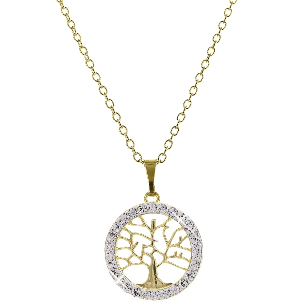 Thumbnail - Halskette Tree of life mith Swarovski-Kristallen