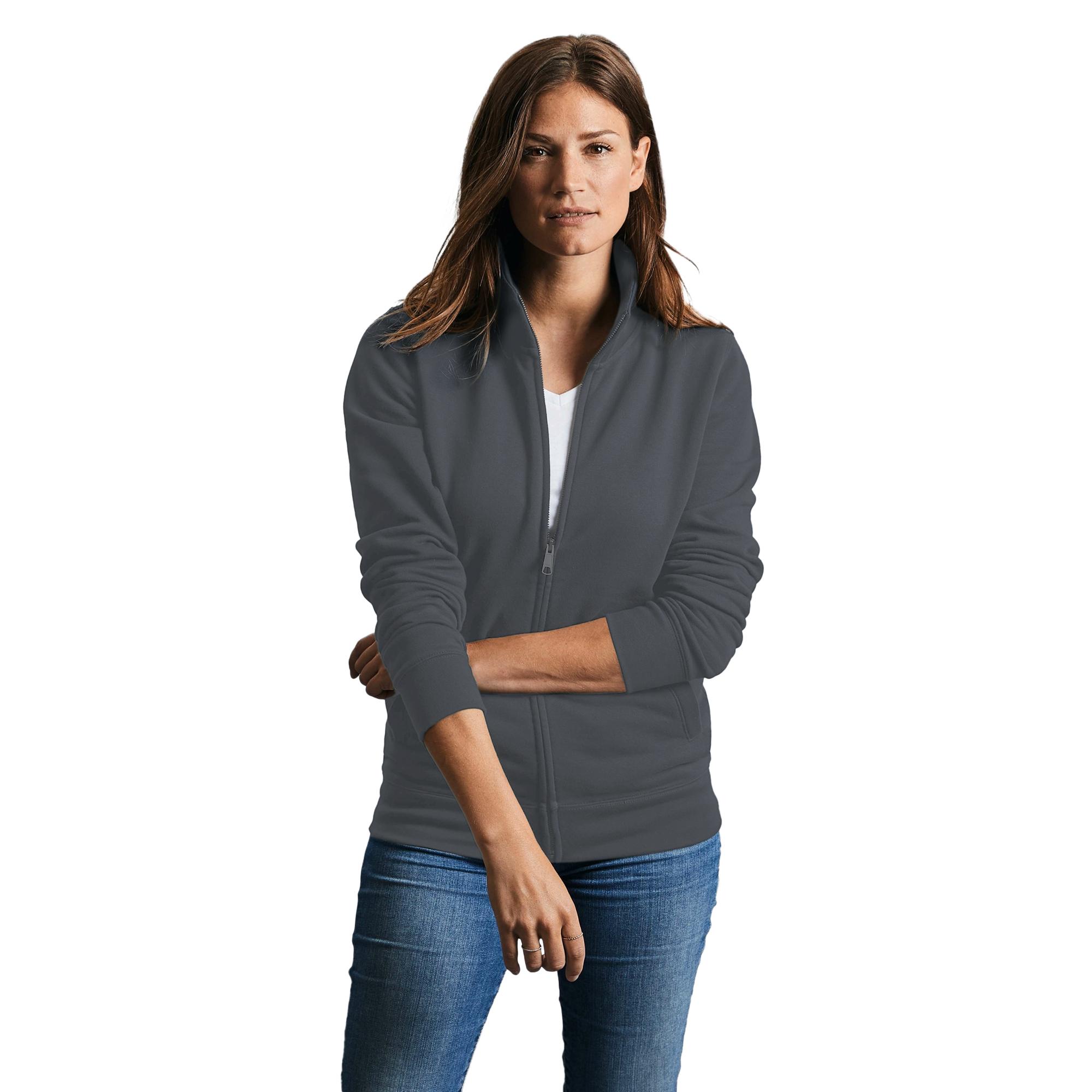 Russell Athletic Russell Womens/Ladies Authentic Sweat Jacket (Convoy Grey) kavajer & blazers dam – bild 2