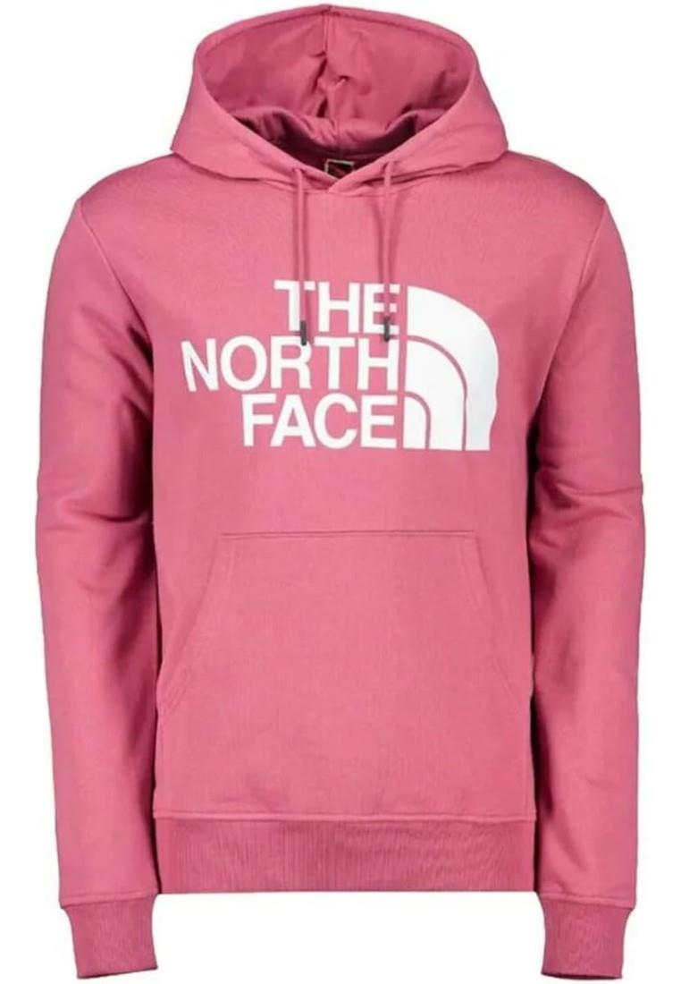 Thumbnail - The North Face Standard Herren Hoodie in Rot Violett