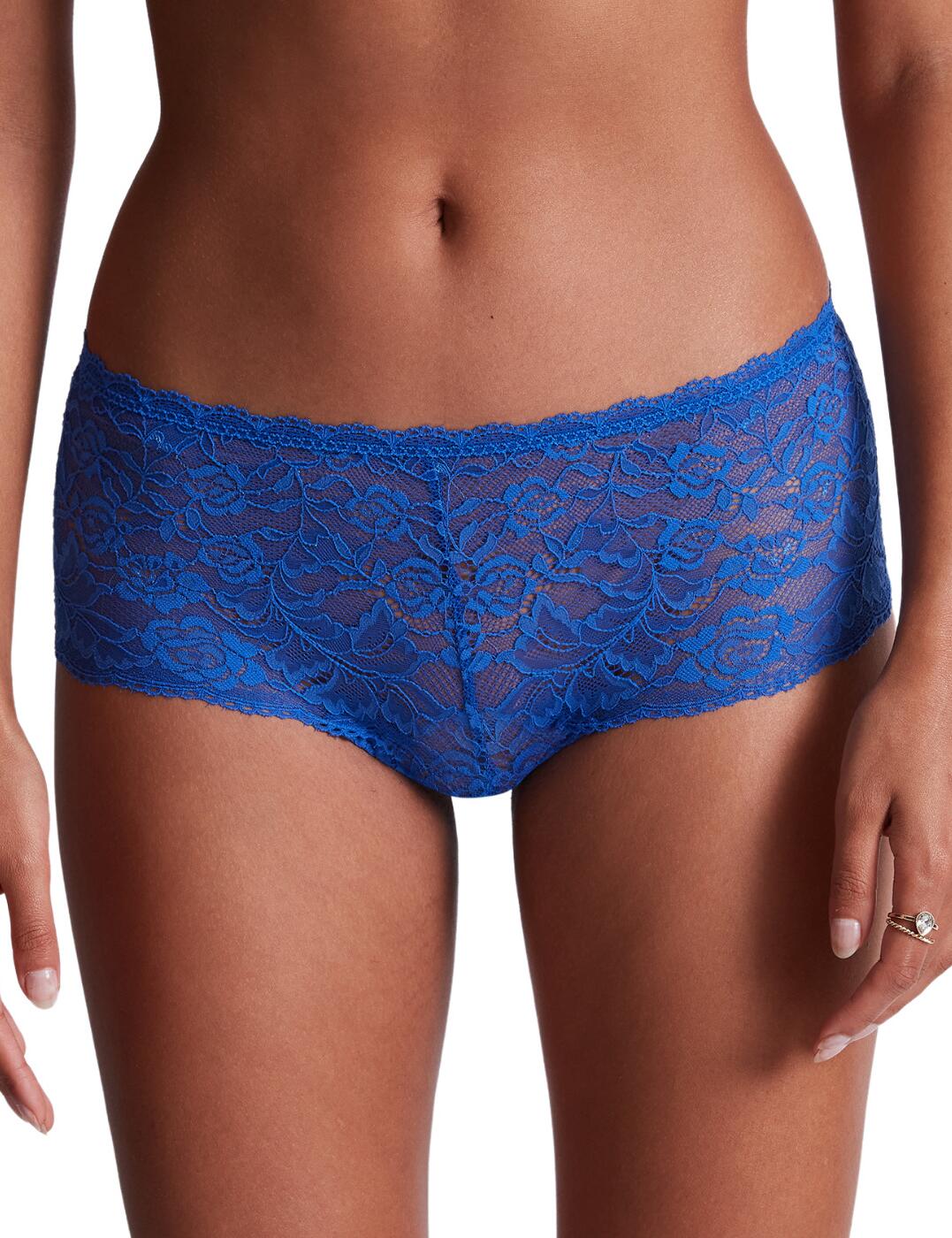 Aubade Womens HK70-6 Rosessence St Tropez Brief – Blue Cotton – Size 16 UK