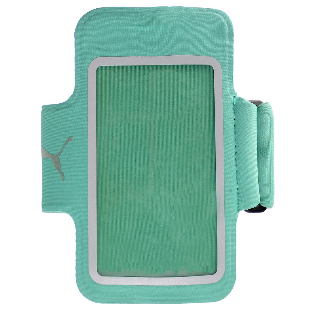 Puma Womens Sport LifeStyle Waterproof Green Phone Pocket Arm Case - One Size