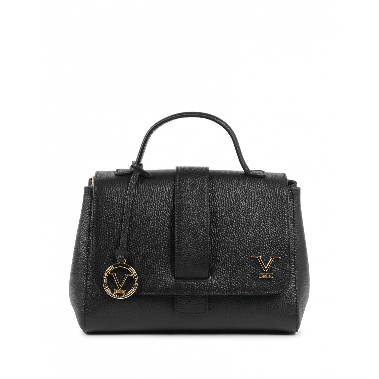 Versace 1969 Abbigliamento Sportivo Srl Milano Italia 19V69 Womens Handbag Black BC10280 52 DOLLARO NERO Leather - One Size