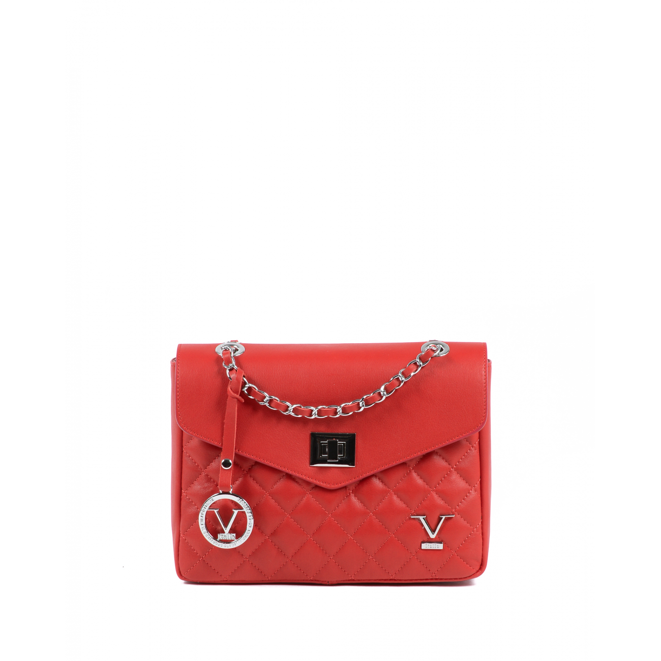 Versace 1969 Abbigliamento Sportivo Srl Milano Italia 19V69 Womens Handbag Red V024-S SAUVAGE ROSSO Leather - One Size