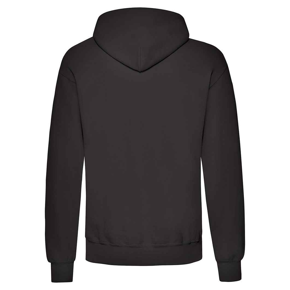 Fruit Of The Loom Unisex Classic Hoodie för vuxna (Svart) herr – bild 2