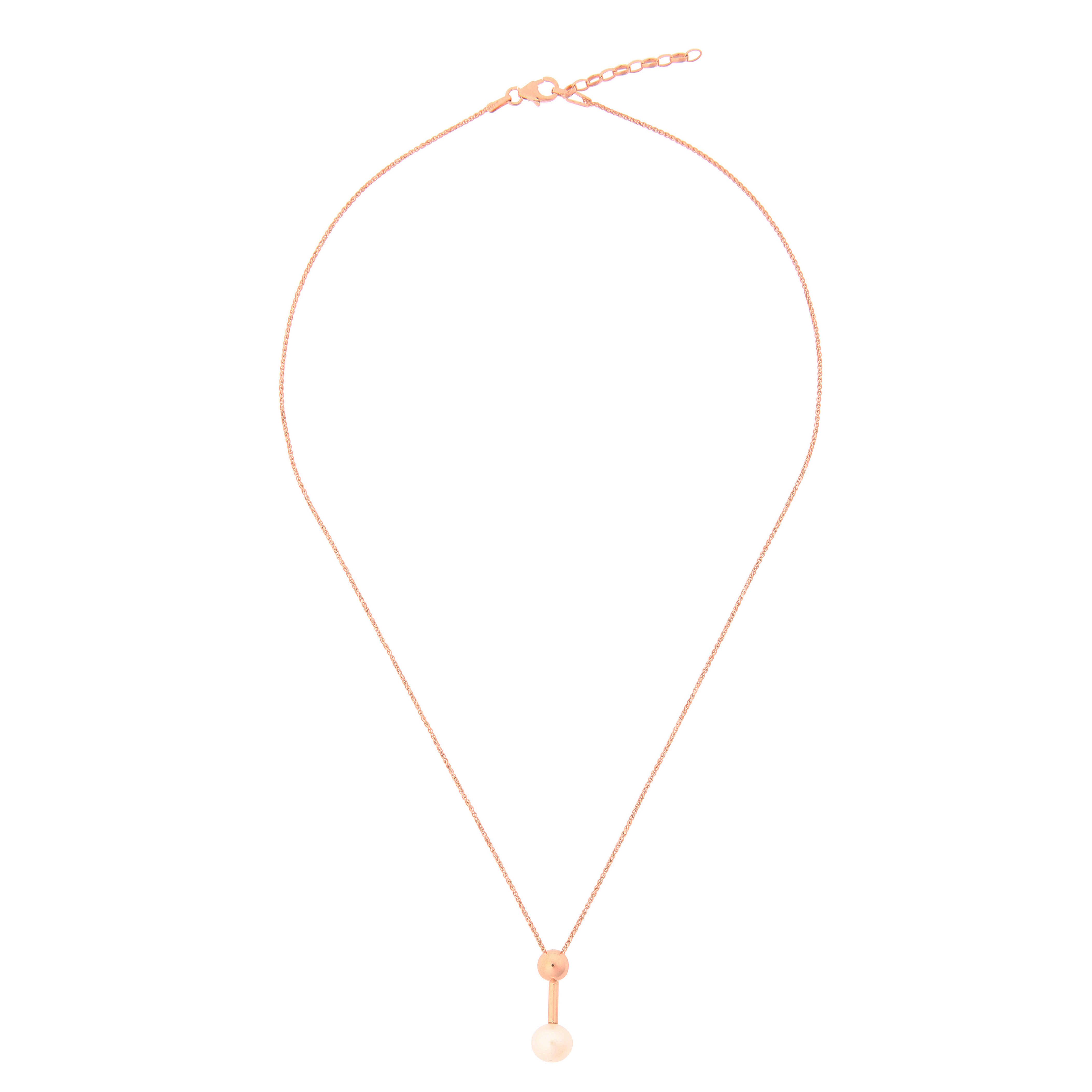 Thumbnail - Orphelia 'Aliena' Damenkette aus 925er Sterlingsilber mit Anhänger - Rose zh-7373 RG