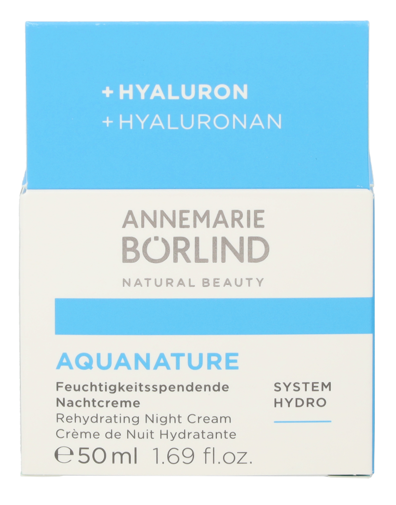 Annemarie Börlind Aquanature Rehydrating Night Cream ansiktskräm & serum dam – bild 9