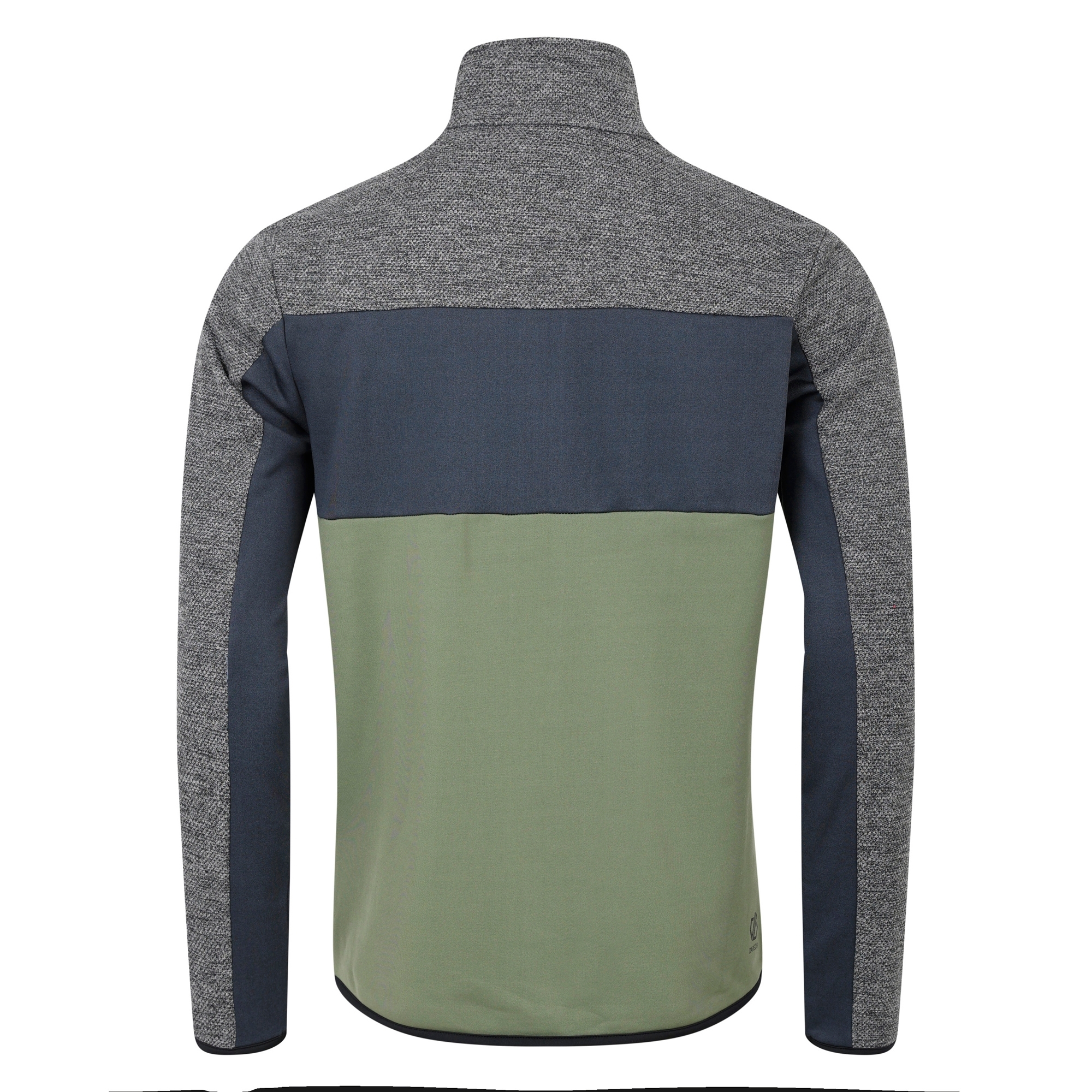Venture Fleecejacka för herrar (Charcoal Grey/Black Marl/Olivine Green) 2