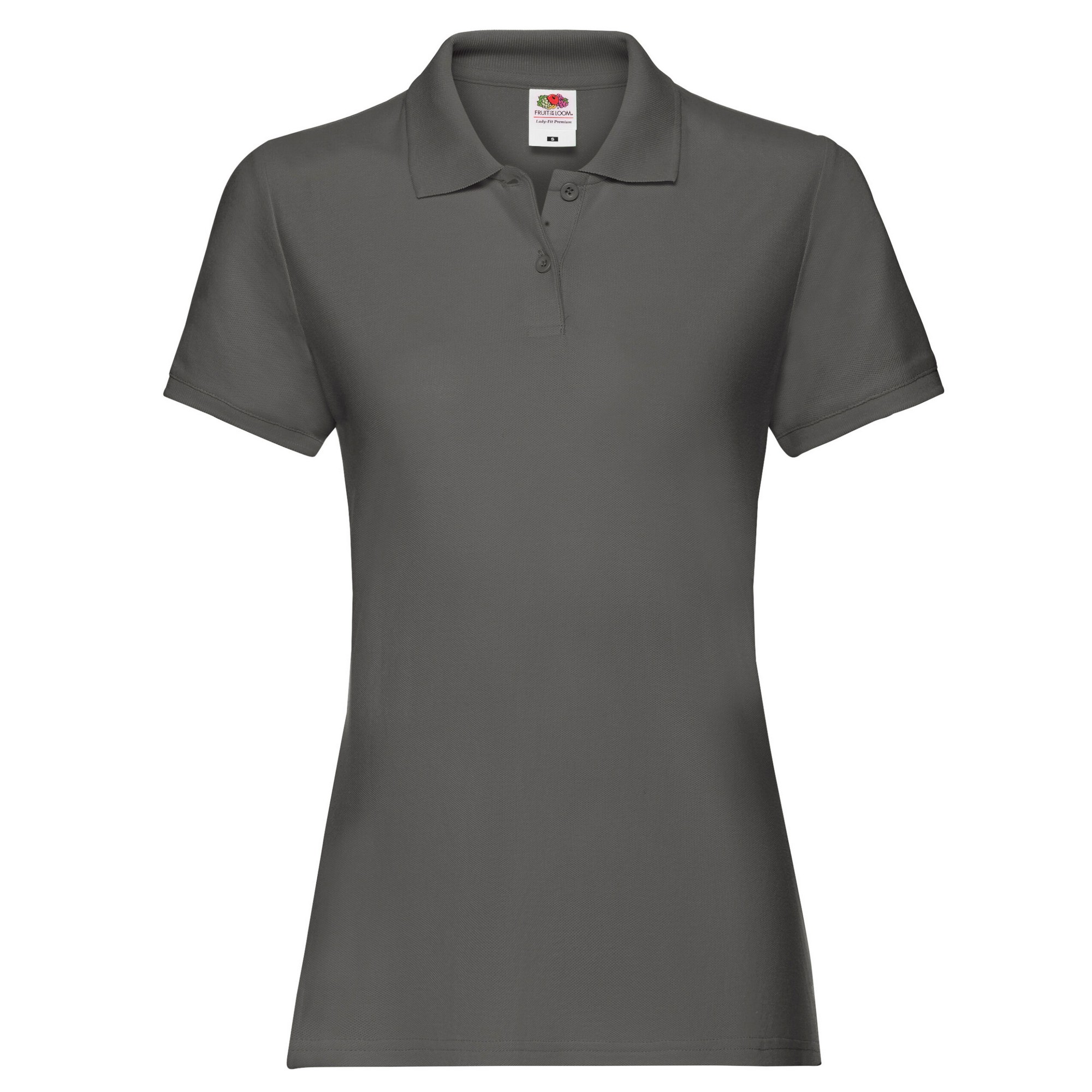 Thumbnail - Fruit of the Loom - "Premium" Poloshirt für Damen (Hellgrau)