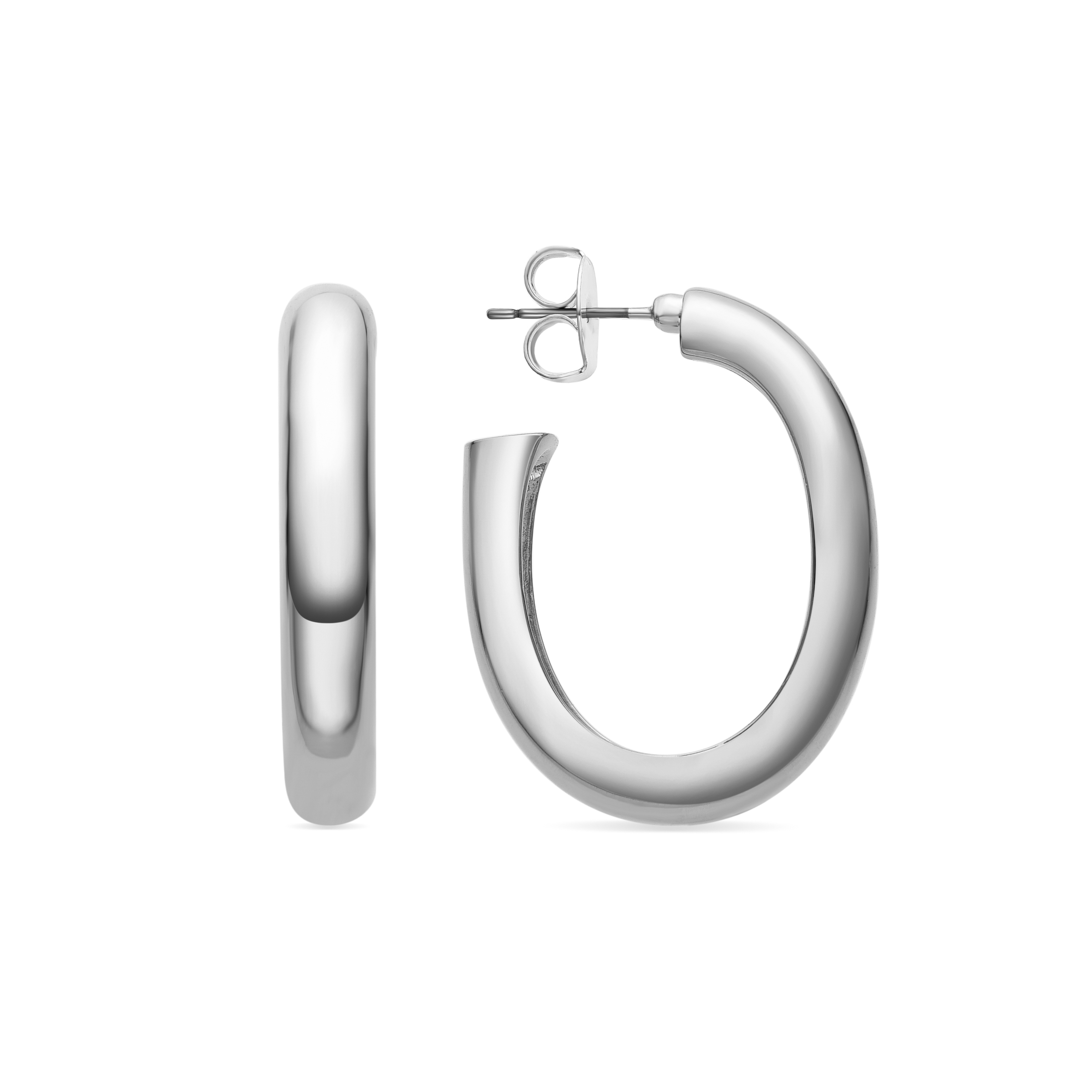 Thumbnail - Luxenter rhodinierte Ohrringe - Hewcar