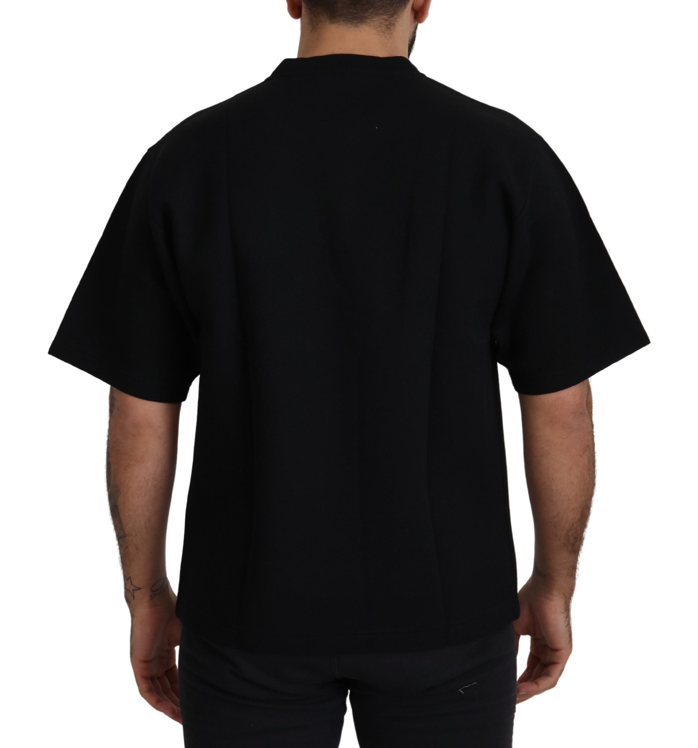Dolce&Gabbana Logotyp Bomull Crewneck T-shirt för Män herr – bild 2
