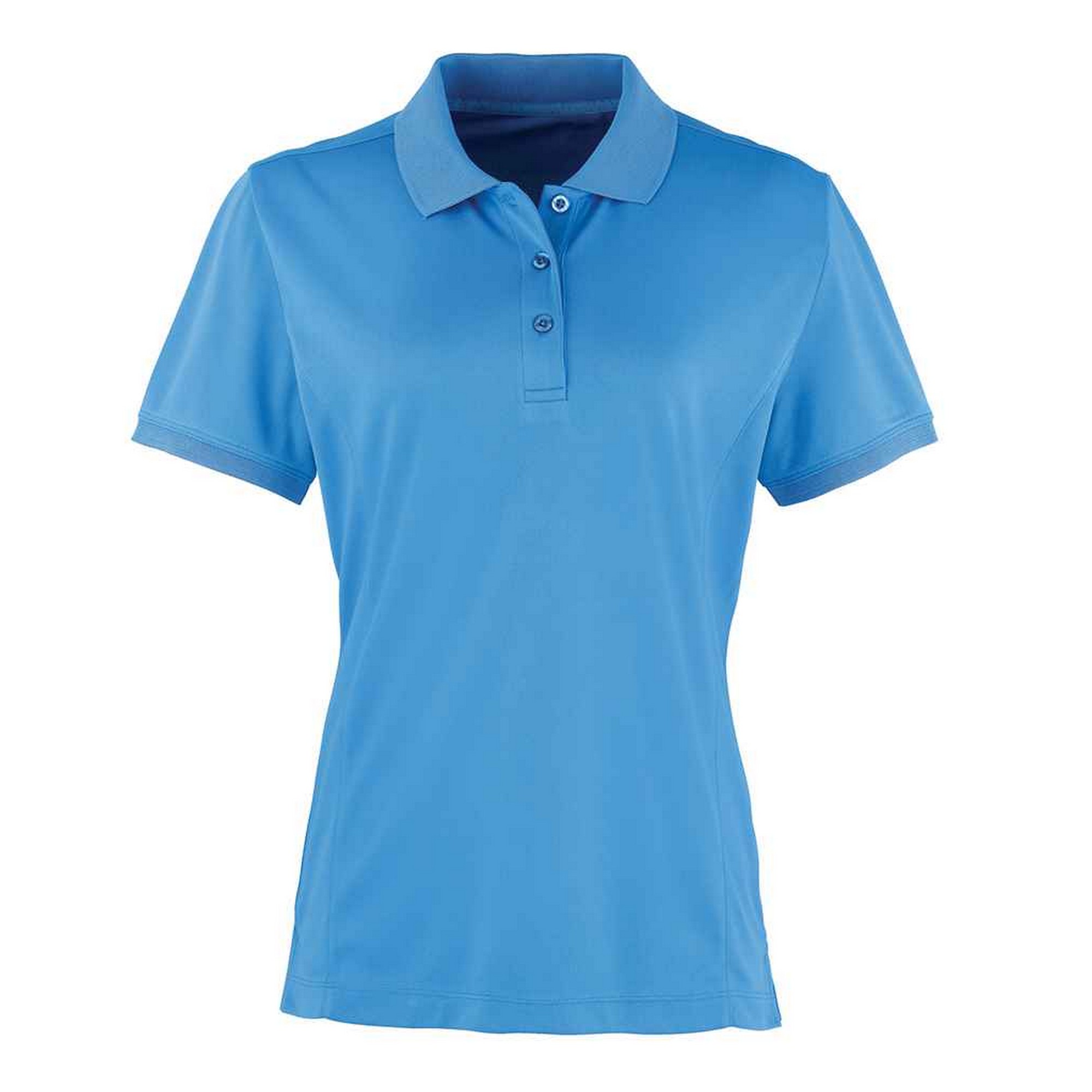 Thumbnail - Premier - "Coolchecker" Poloshirt für Damen (Saphir-Blau)