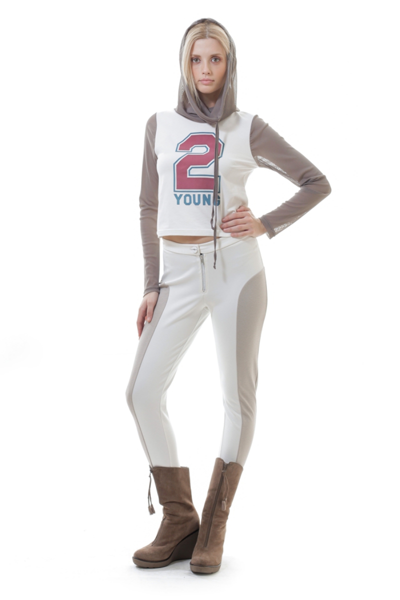 Thumbnail - Sportliches Kapuzen-Crop-Top