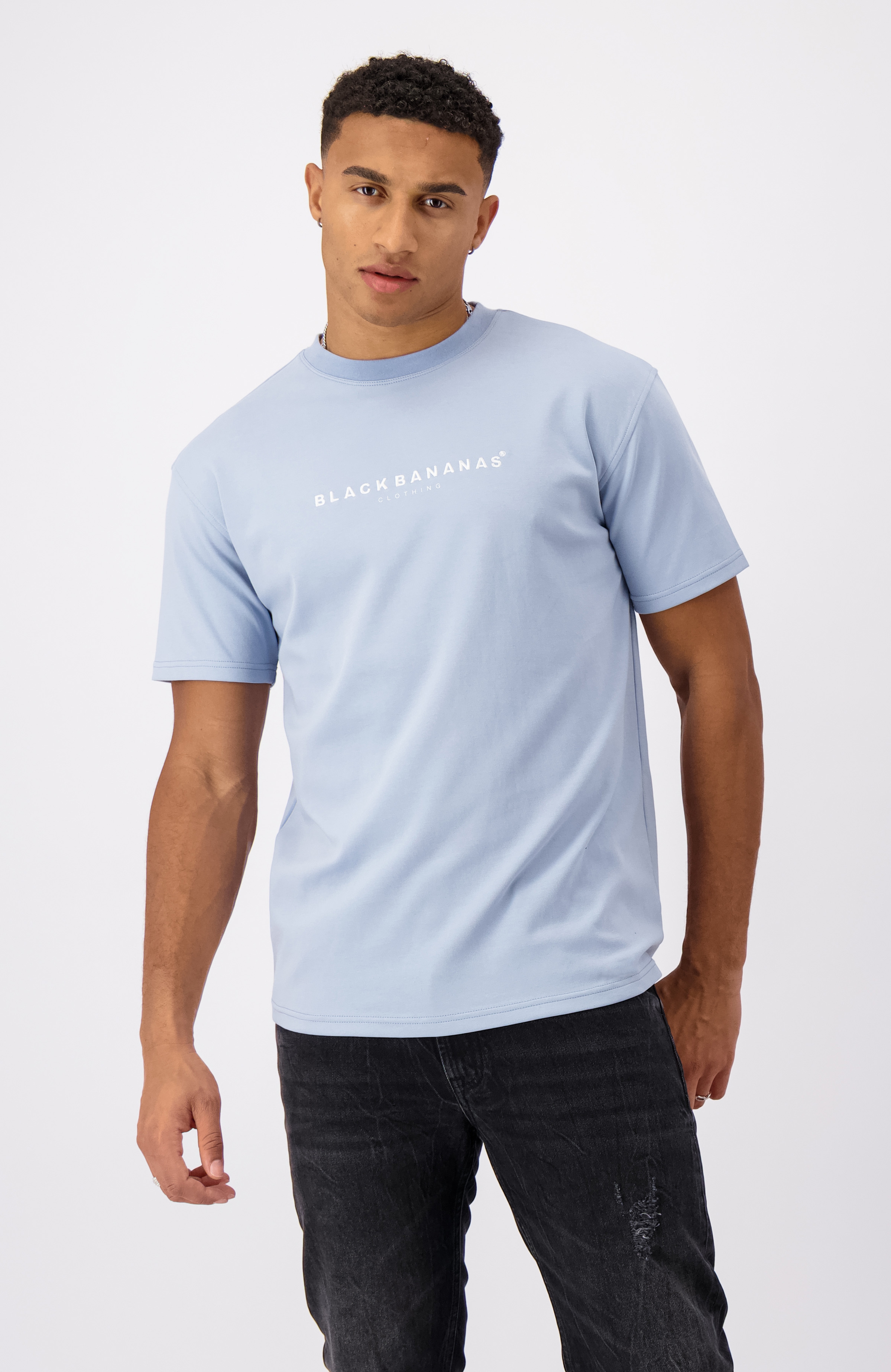 Thumbnail - Black Bananas Signature T-Shirt, Blau