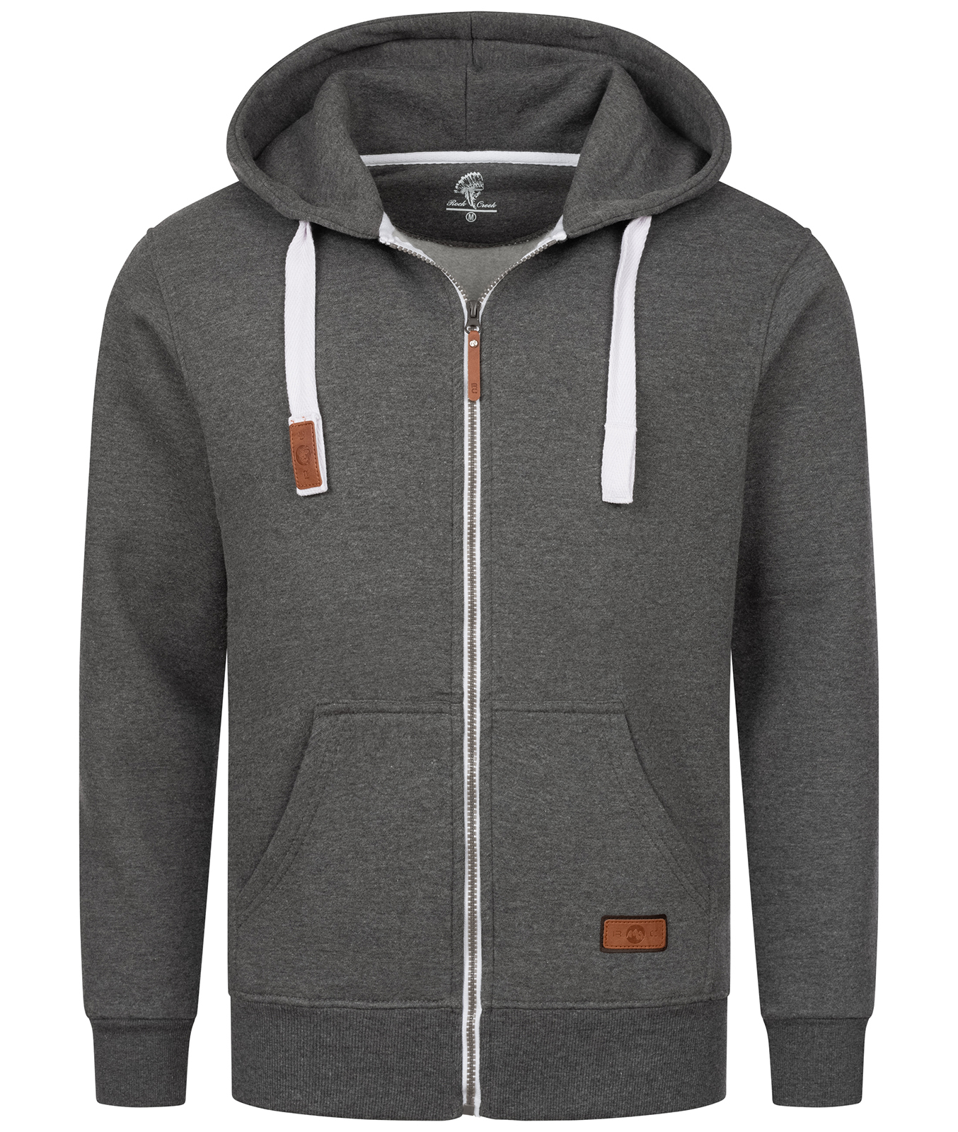 Thumbnail - Rock Creek Kapuzenpullover Dunkelgrau