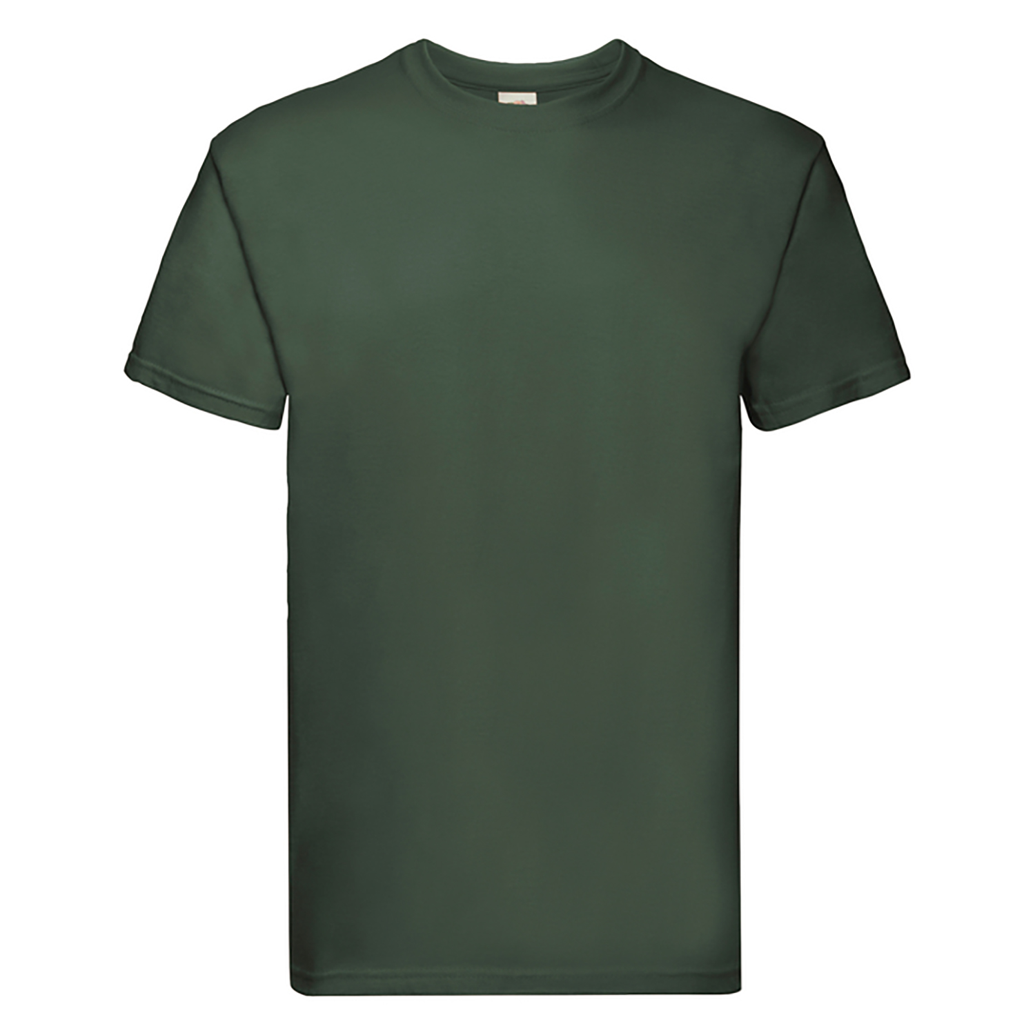 Thumbnail - Fruit Of The Loom Herren Super Premium Kurzarm T-Shirt mit Rundhalsausschnitt (flaschengrün)