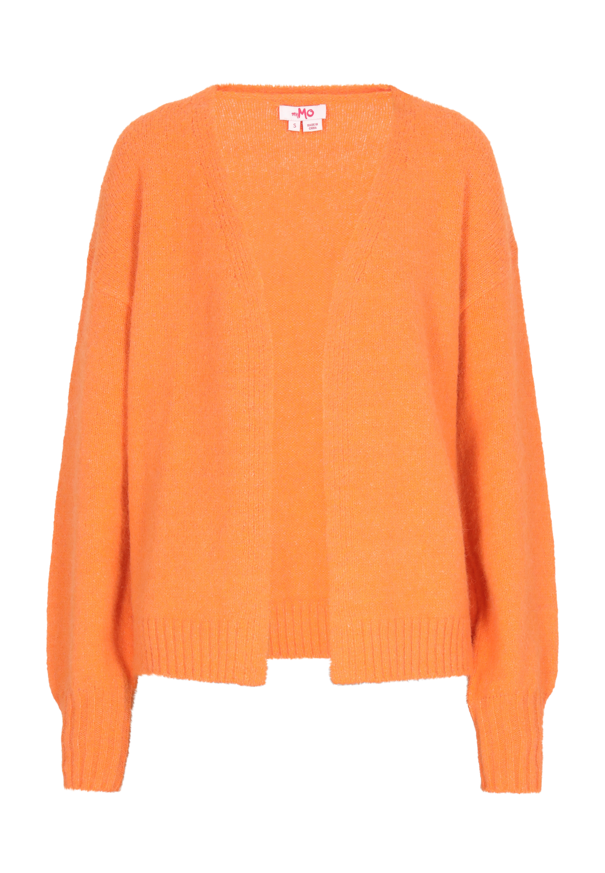 Mymo Strickjacke Damen orange
