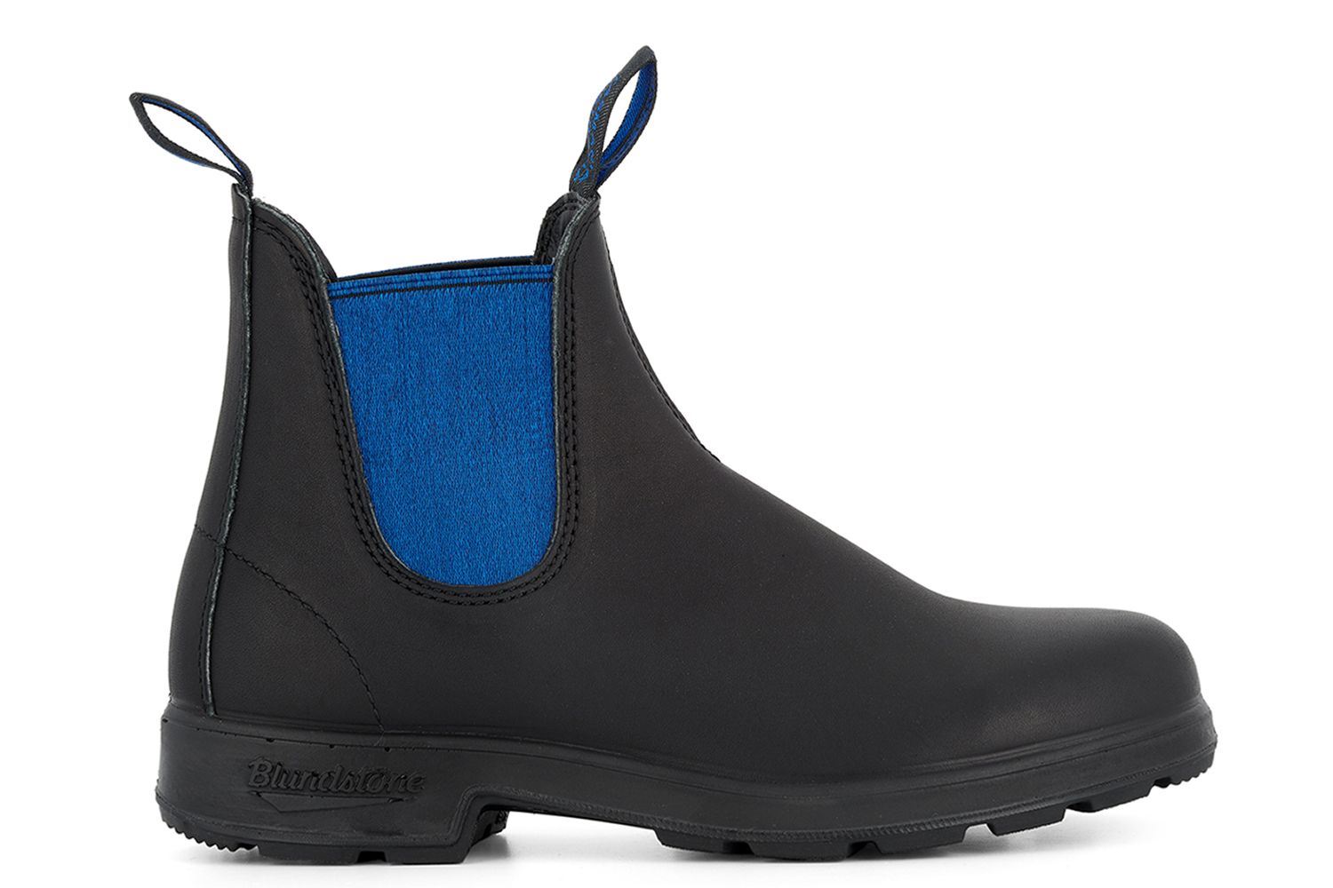 Thumbnail - Blundstone #515 Schwarz-blauer Chelsea-Stiefel