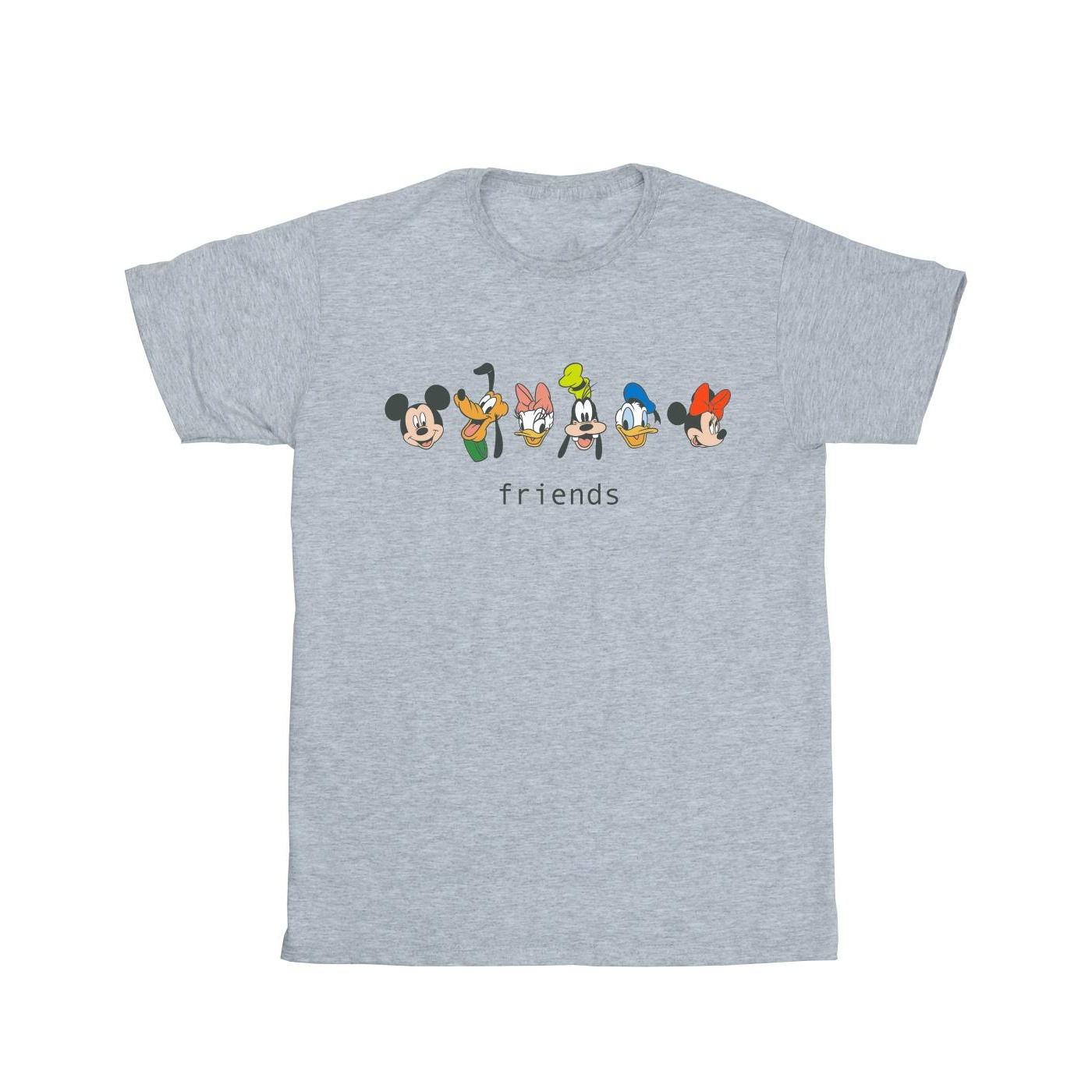 Thumbnail - Disney - "Mickey Mouse And Friends" T-Shirt für Herren (Grau)