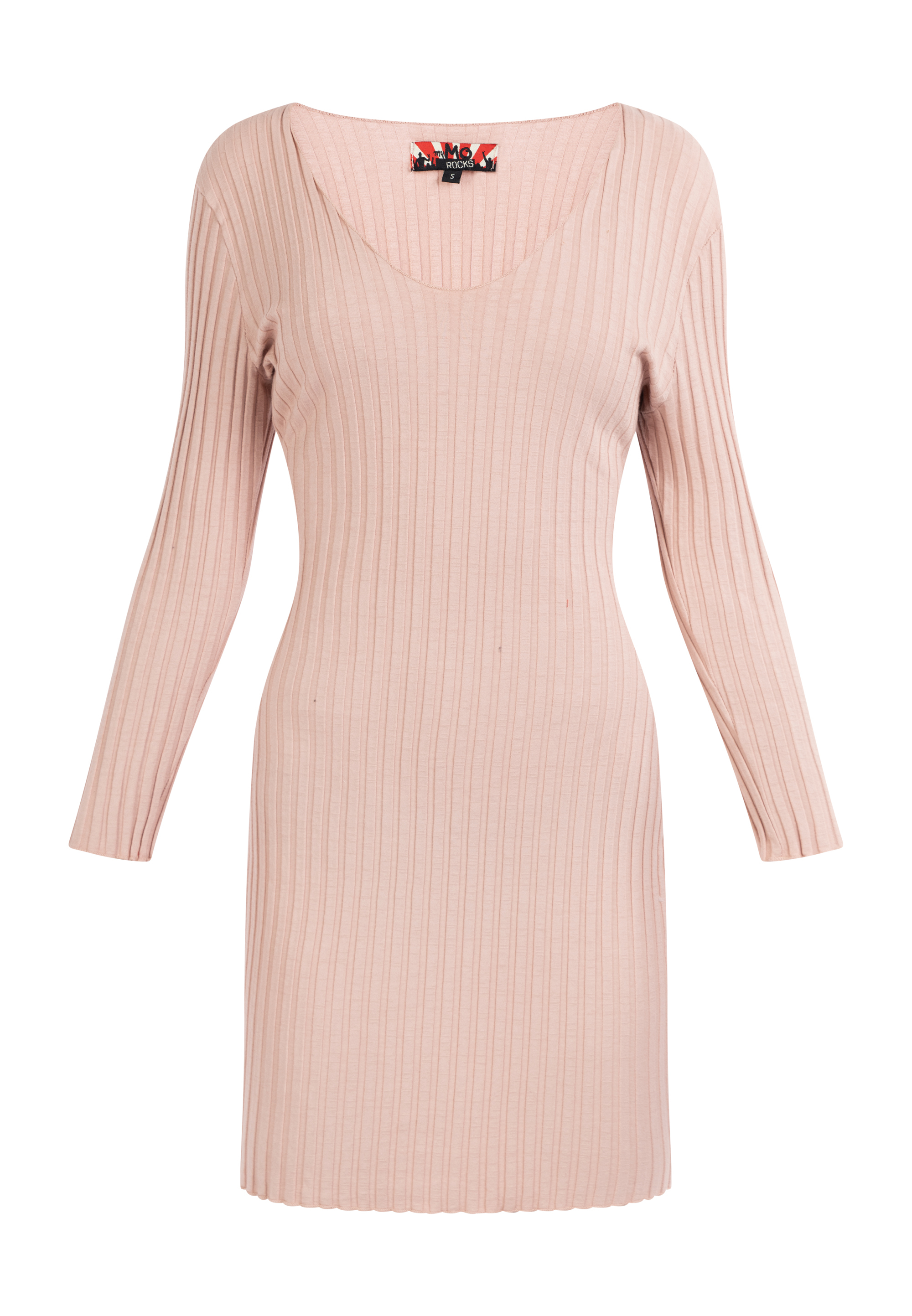 Thumbnail - Mymo Kleid aus Rippstrick Damen Rosa