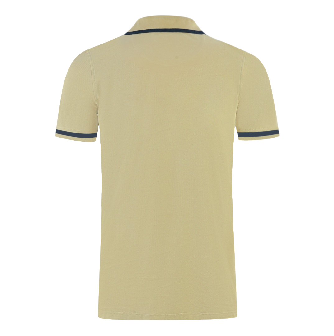 Aquascutum AQ 1851 Pikétröja med broderad kant herr – bild 2