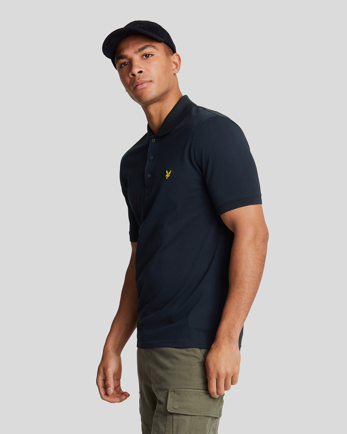 Thumbnail - Lyle & Scott � Poloshirt in Marineblau, einfarbig