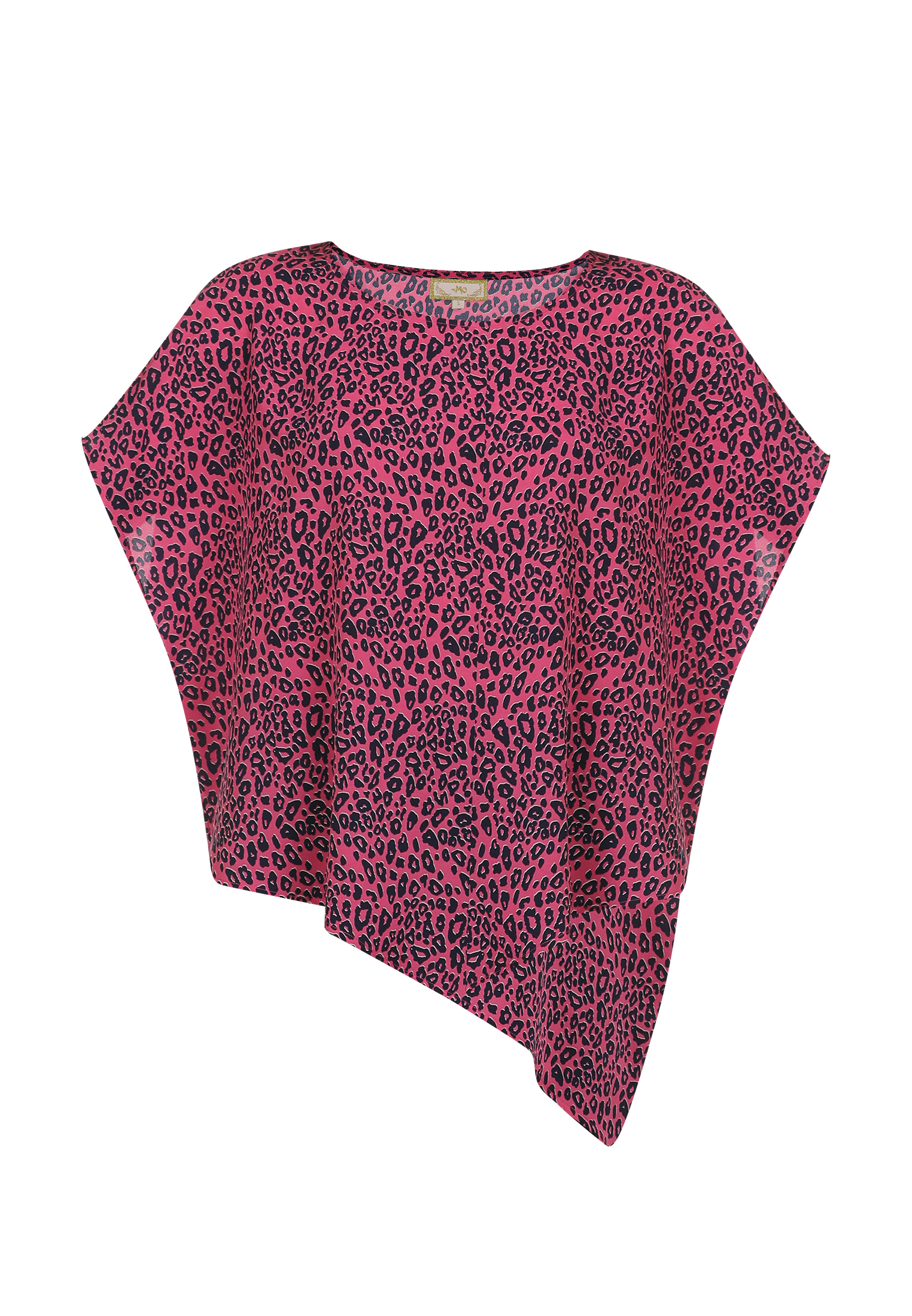 Mymo Overhemd Dames neon roze leo