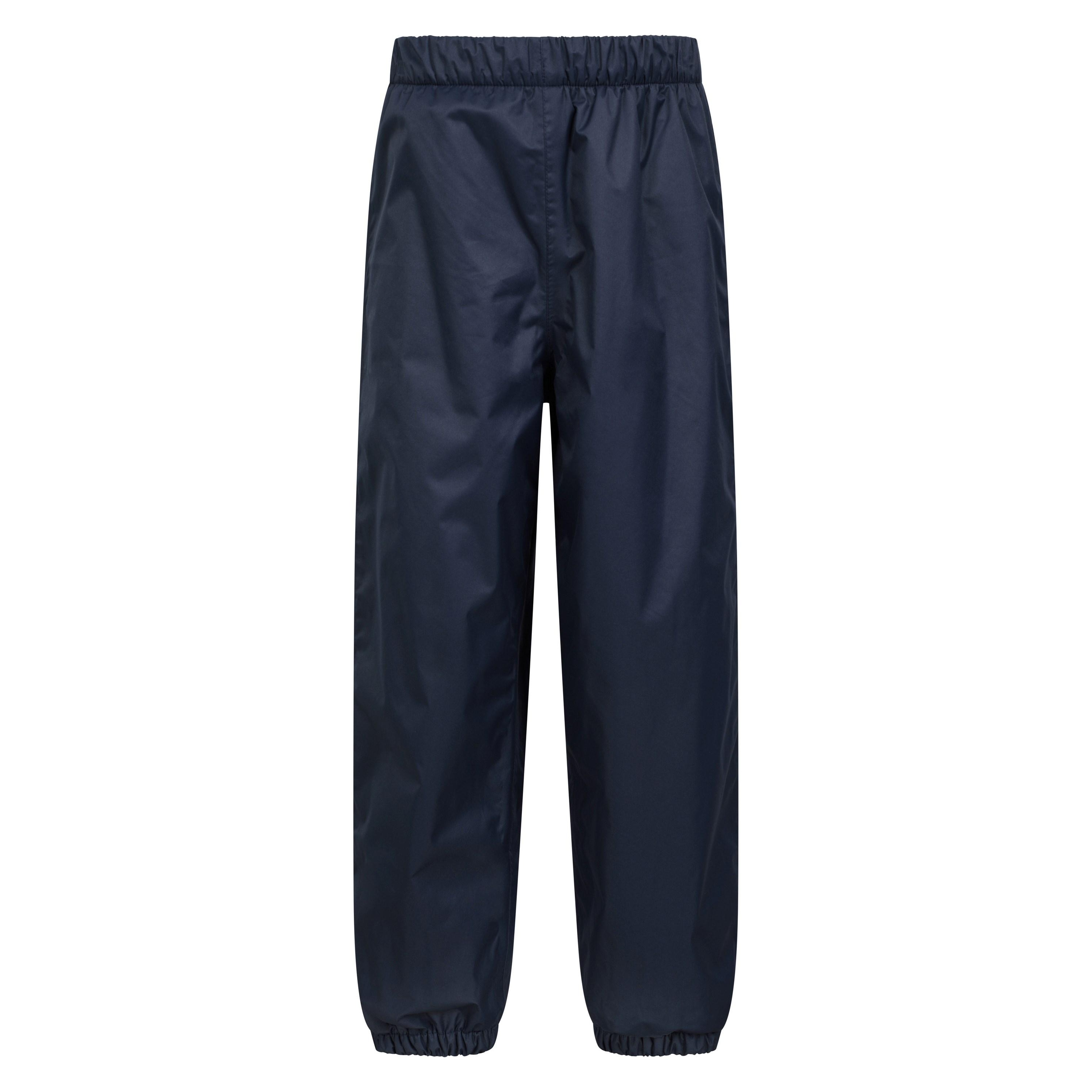 Mountain Warehouse Waterdichte kinder/kinder fleece gevoerde broek (Marine)