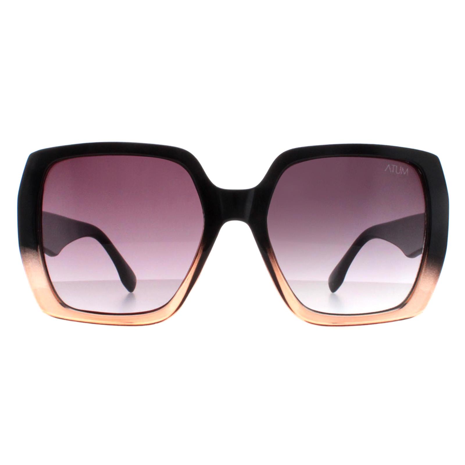 Thumbnail - Atum Zouk C3 schwarz nude gradient smoke grey gradient Sonnenbrille