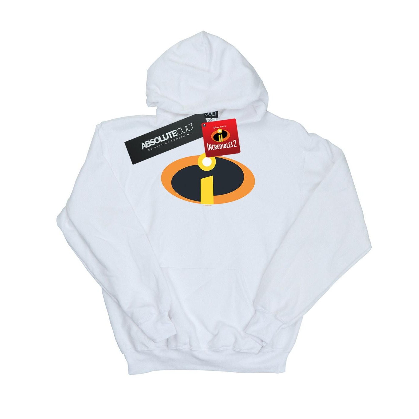 Disney - "The Incredibles Costume Logo" Kapuzenpullover für Jungen (Weiß)