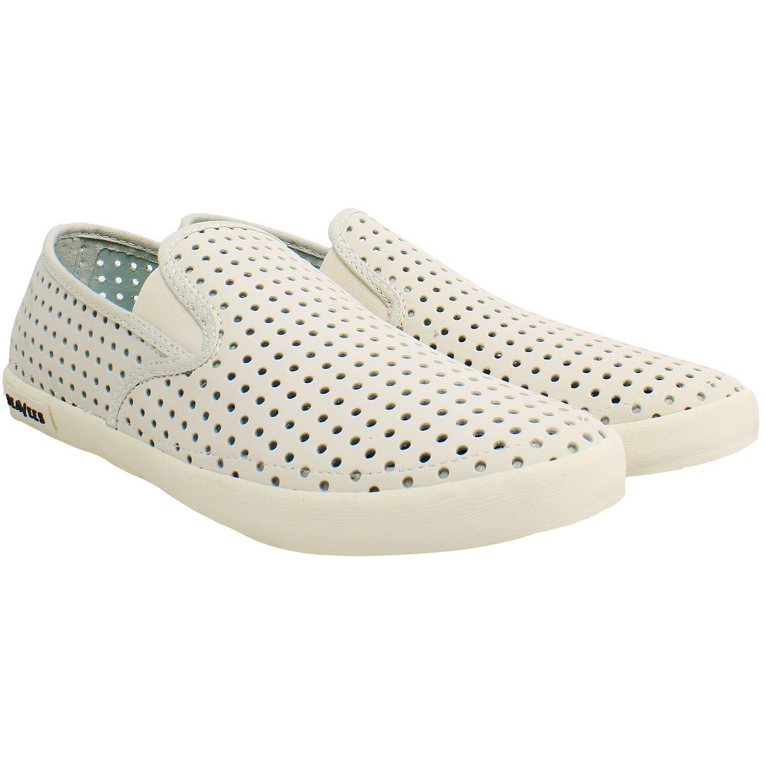 Seavees Baja Portal Dam Grå Plimsolls låga sneakers – bild 2