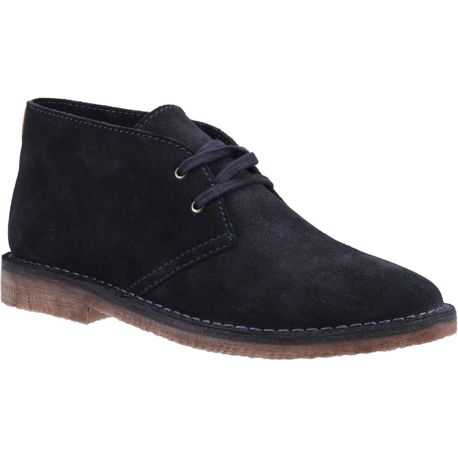 Thumbnail - Hush Puppies Samuel Wildleder Herren Navy Stiefel
