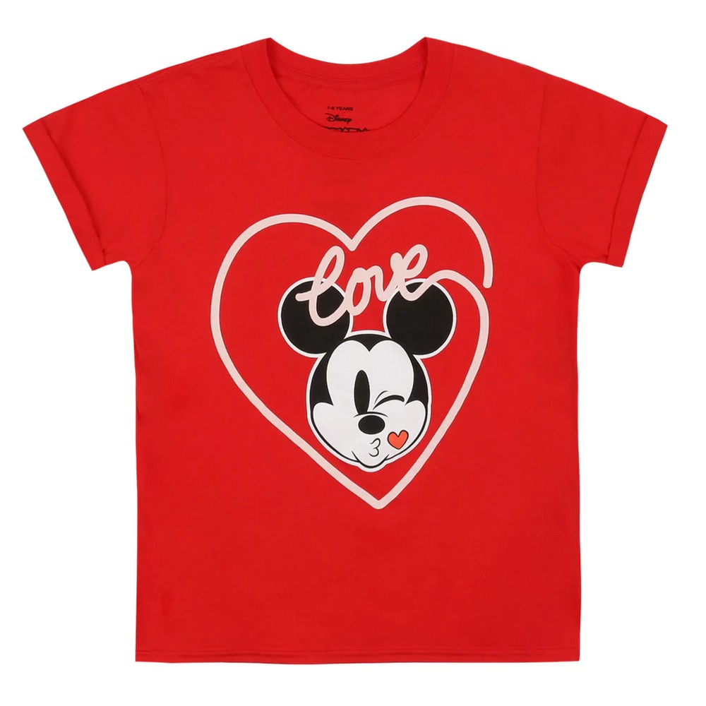 Thumbnail - Disney - T-Shirt für Mädchen (Rot)