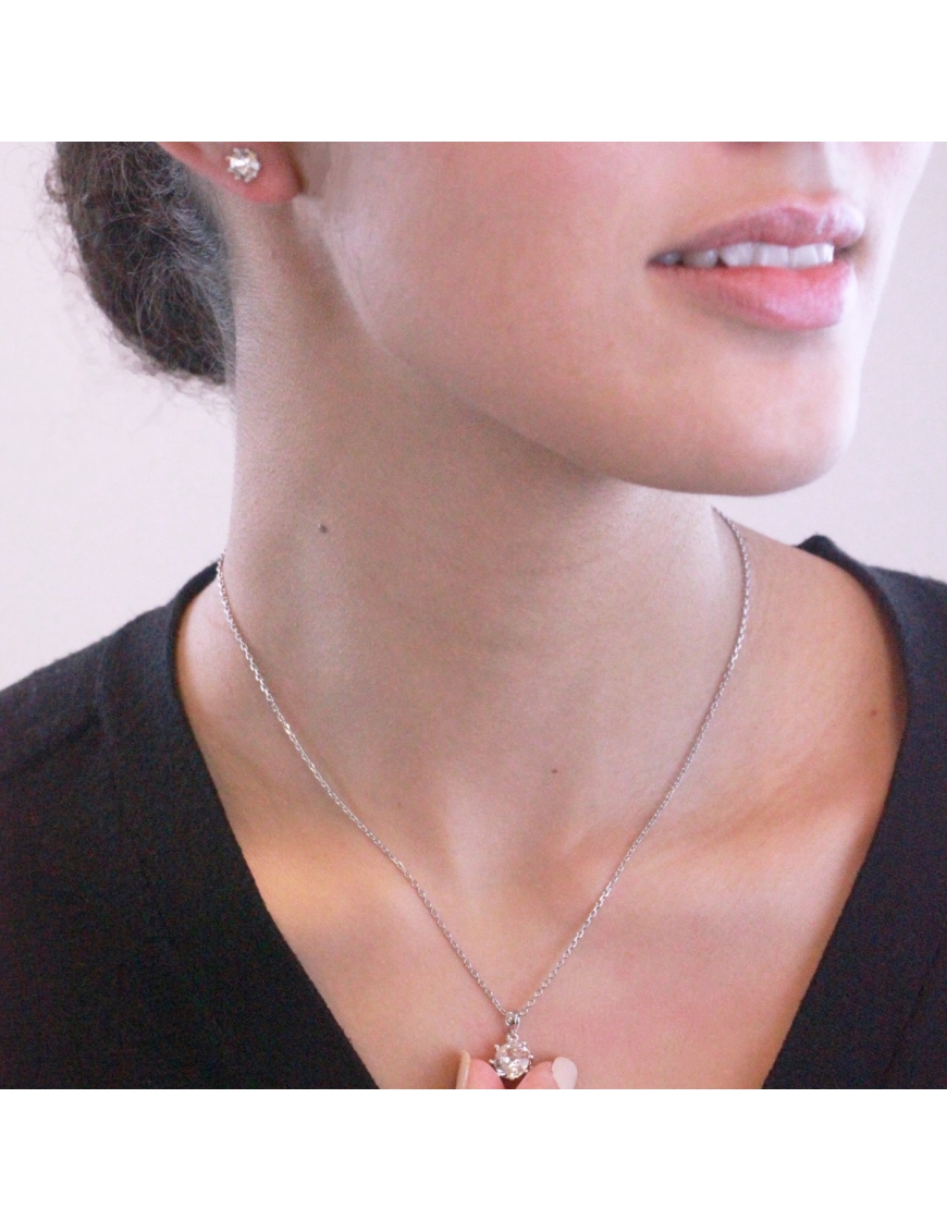 MYC Paris Lily Set Silver och kristall halsband dam – bild 2
