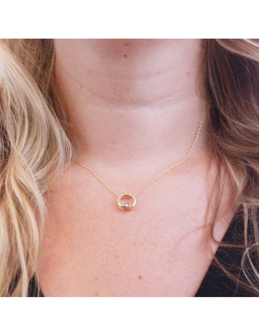 MYC Paris Pendentifs Clarine Doré och Cristal hängsmycken dam – bild 2