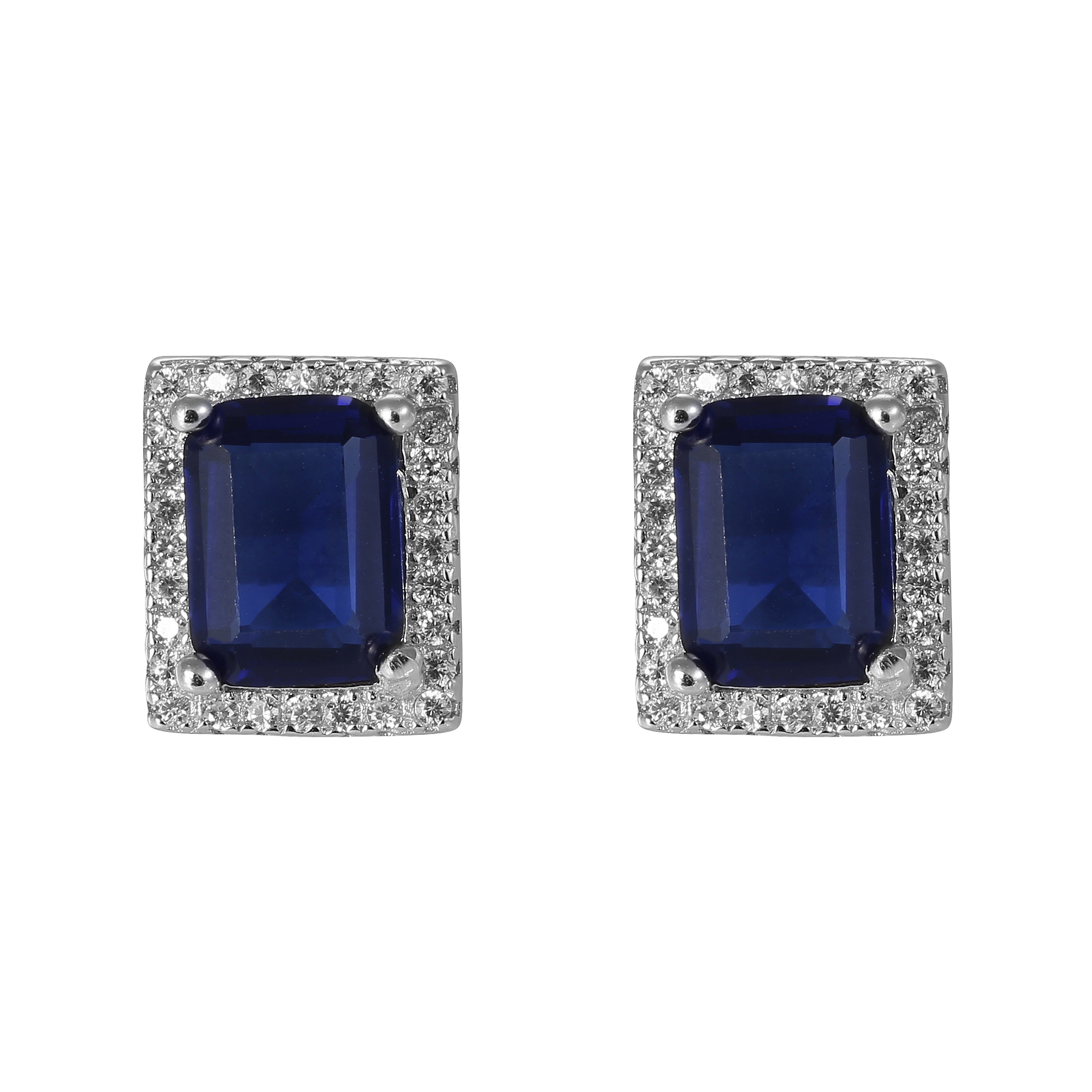Orphelia 'Enora' Womens 925 Sterling Silver Stud Earrings - Zo-7425/Sa - One Size