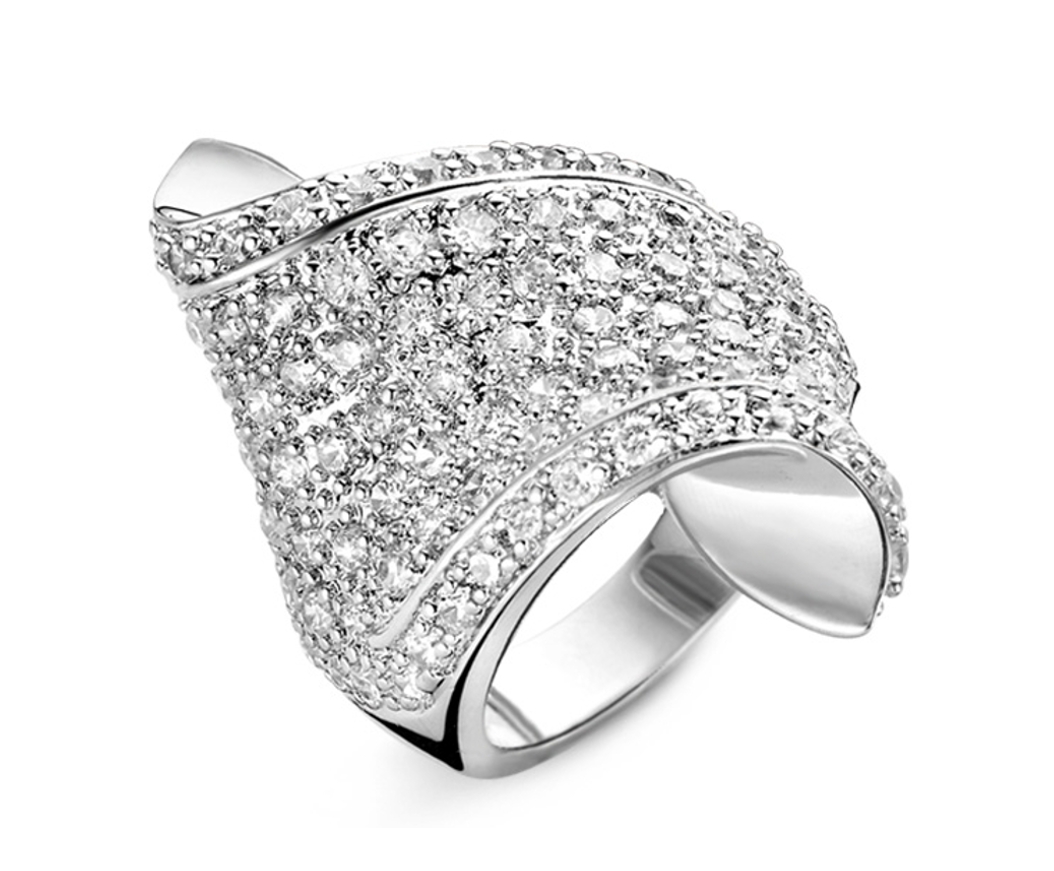 Thumbnail - Orphelia Damen-Ring Sterling-Silber 925 – Silber R-4372