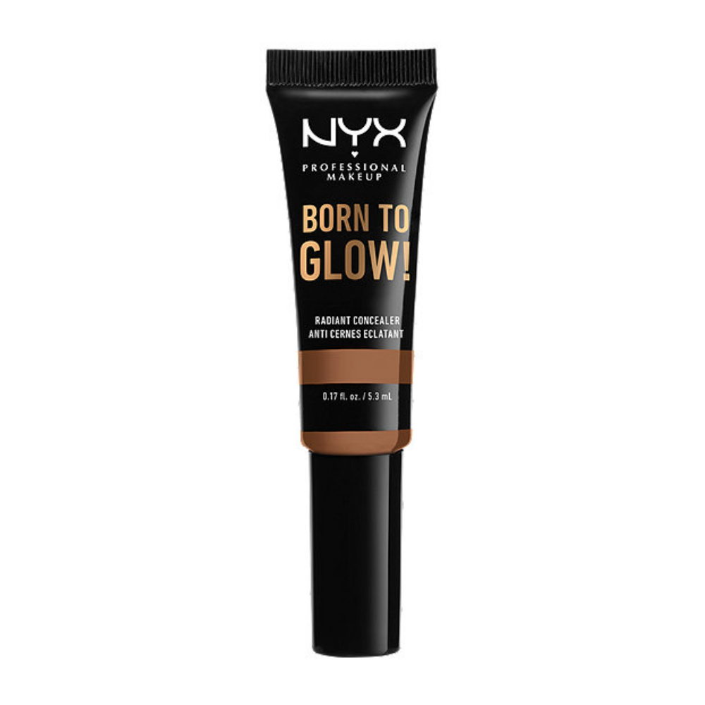 NYX Womens Professional Makeup Born To Glow Concealer - 16 Mahogany - One Size