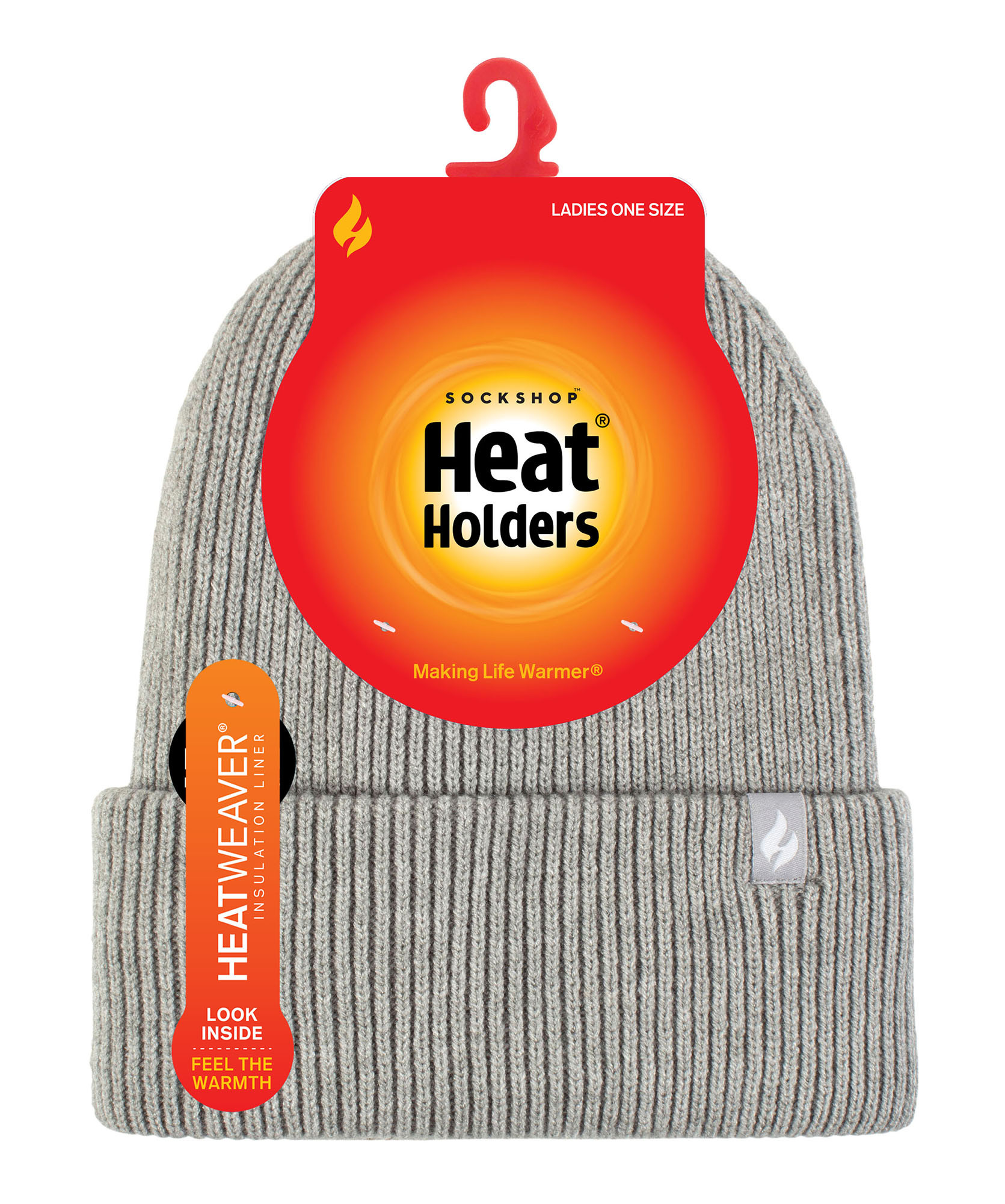 Heat Holders Fleece fodrad ribbad turnovermössa för damer värmehållare termomössa för vintern – bild 2