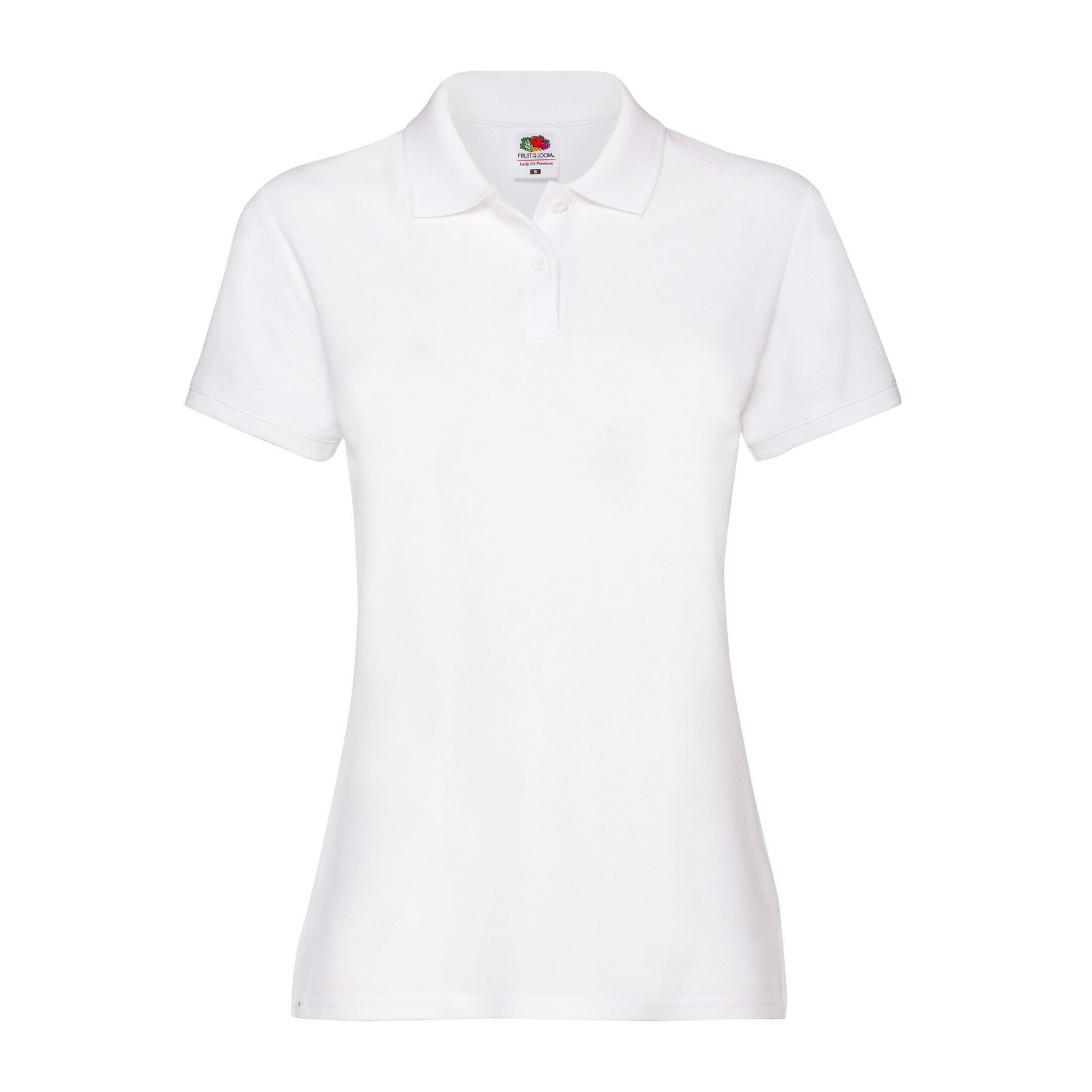 Thumbnail - Fruit of the Loom - "Premium" Poloshirt für Damen (Weiß)