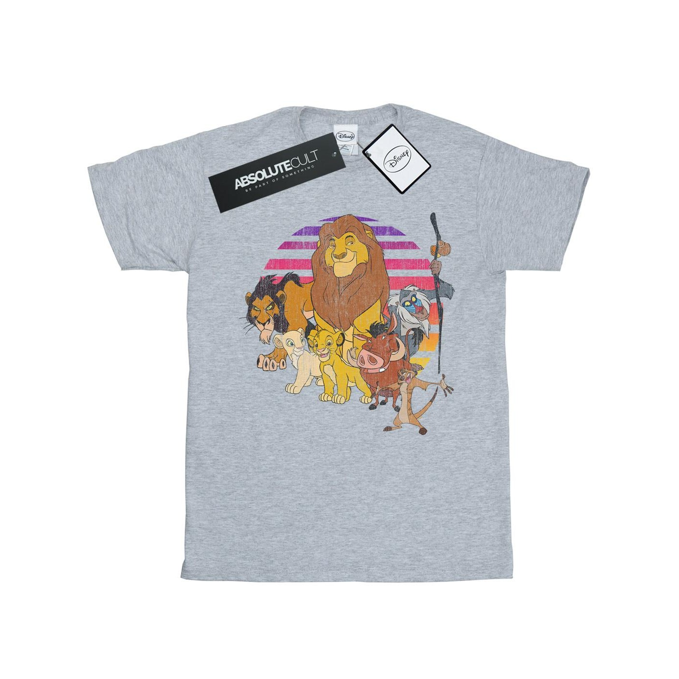 Disney Herren Der König der Löwen Stolz Familie T-Shirt (Sport grau)